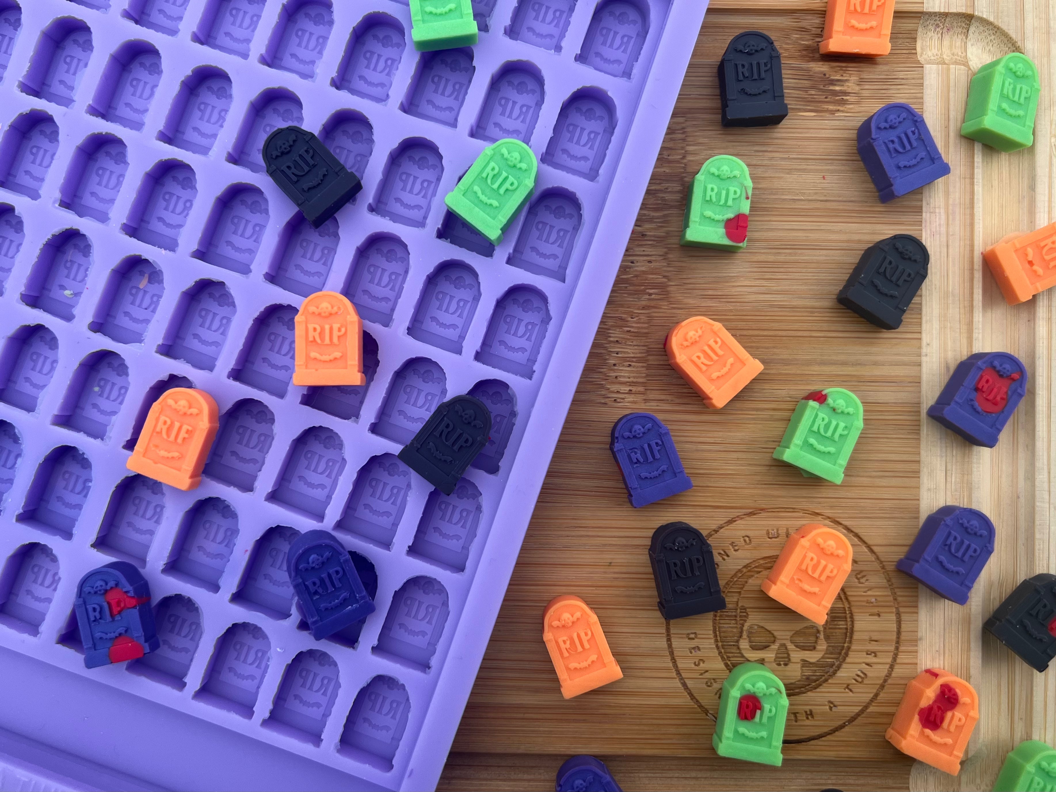 3D Tombstone Scrape n Scoop Wax Silicone Mold - Designed with a Twist - Top quality silicone molds made in the UK.