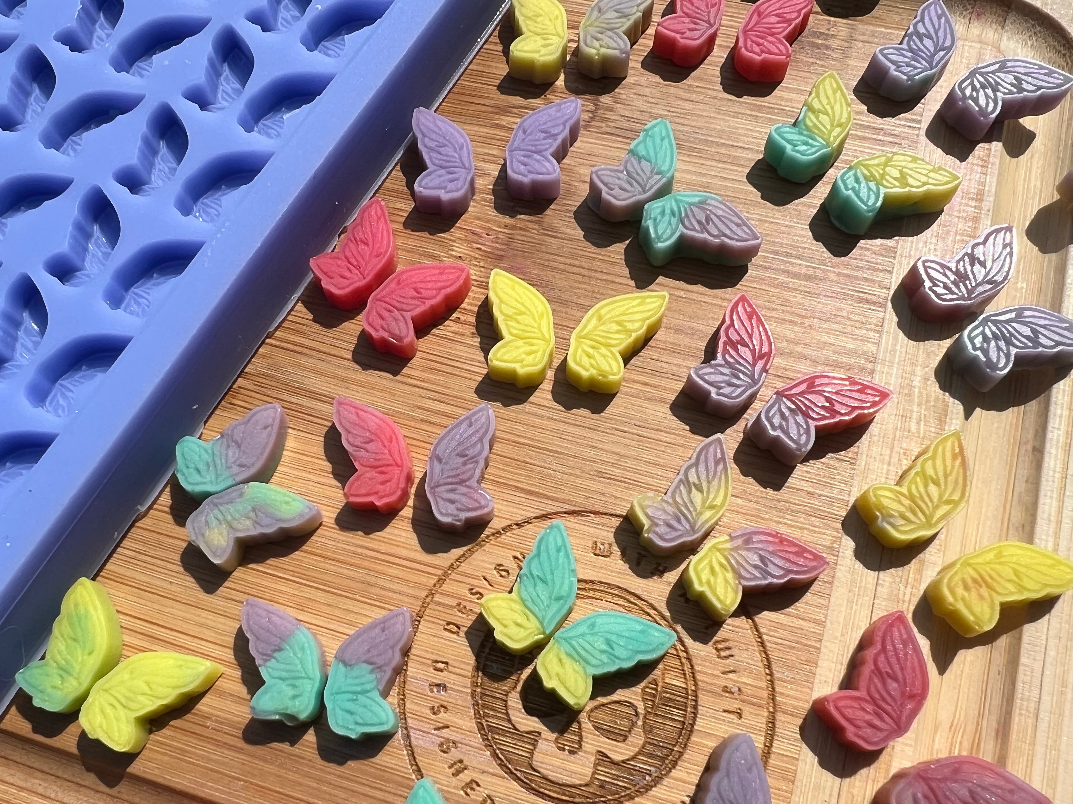 Fairy Wing Scrape n Scoop Wax Silicone Mold - Designed with a Twist - Top quality silicone molds made in the UK.