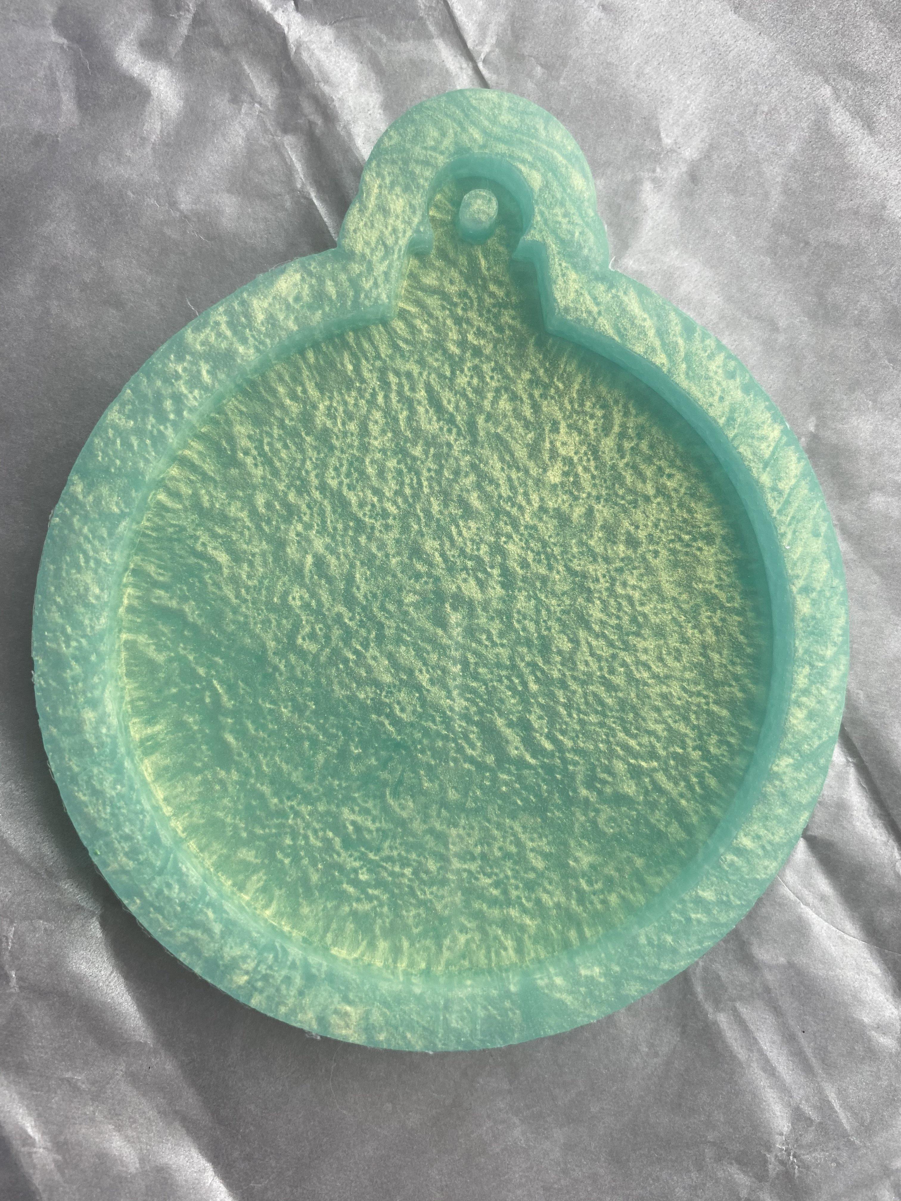 Plain Christmas Bauble Silicone Mold - Designed with a Twist - Top quality silicone molds made in the UK.