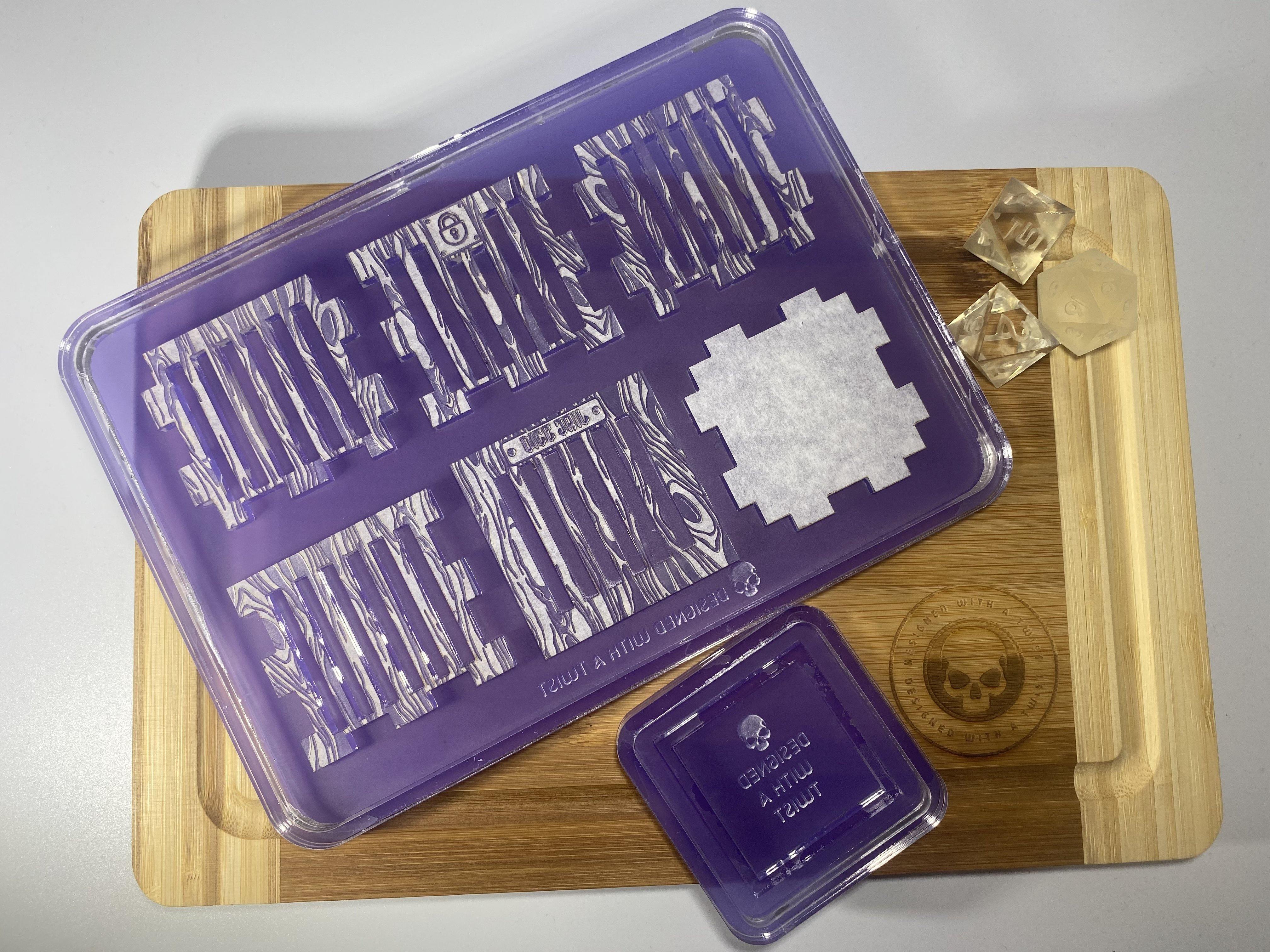 Dice Jail Silicone Mold - Designed with a Twist - Top quality silicone molds made in the UK.
