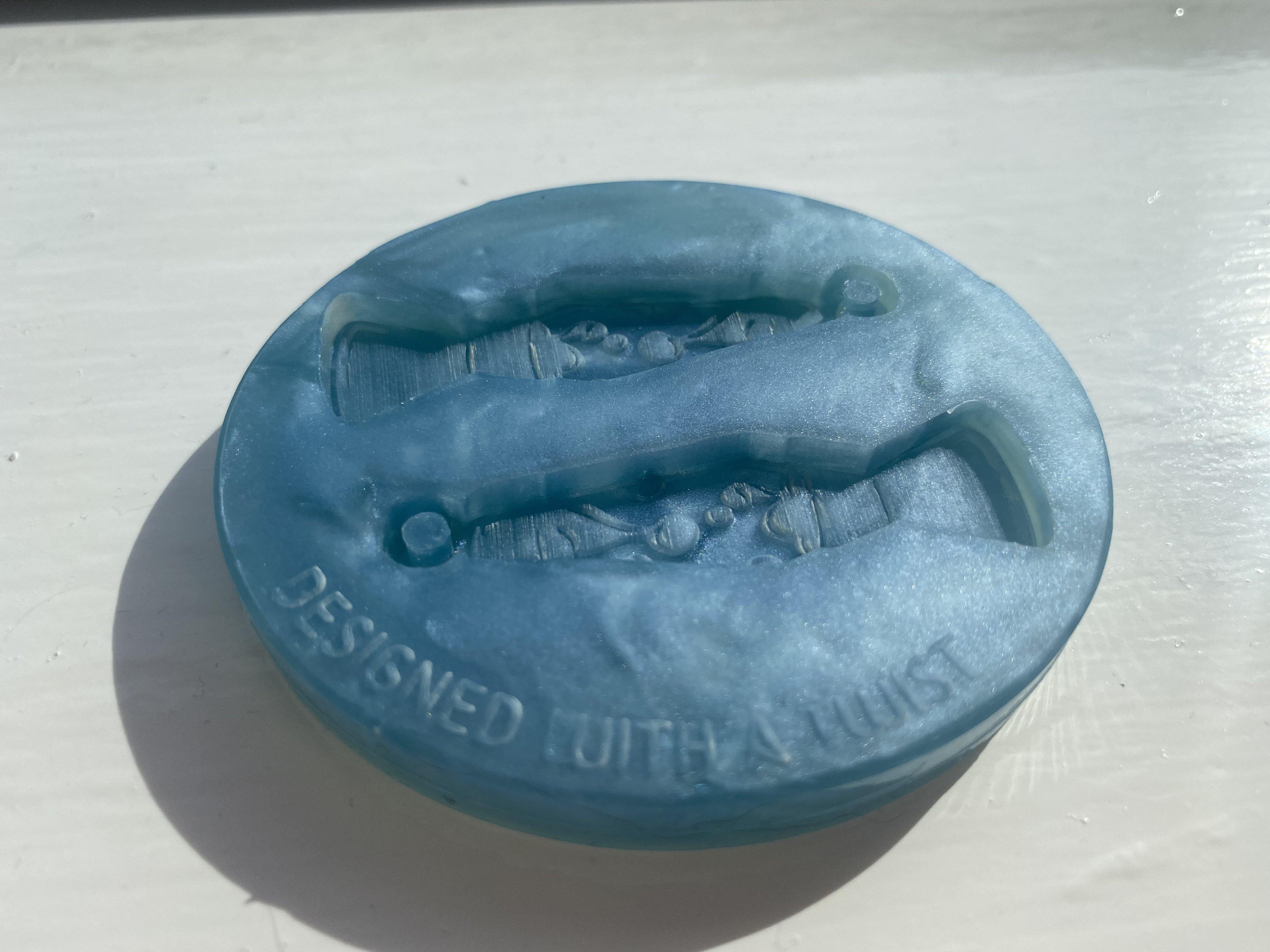 Lava Lamp Earring Silicone Mold - Designed with a Twist - Top quality silicone molds made in the UK.