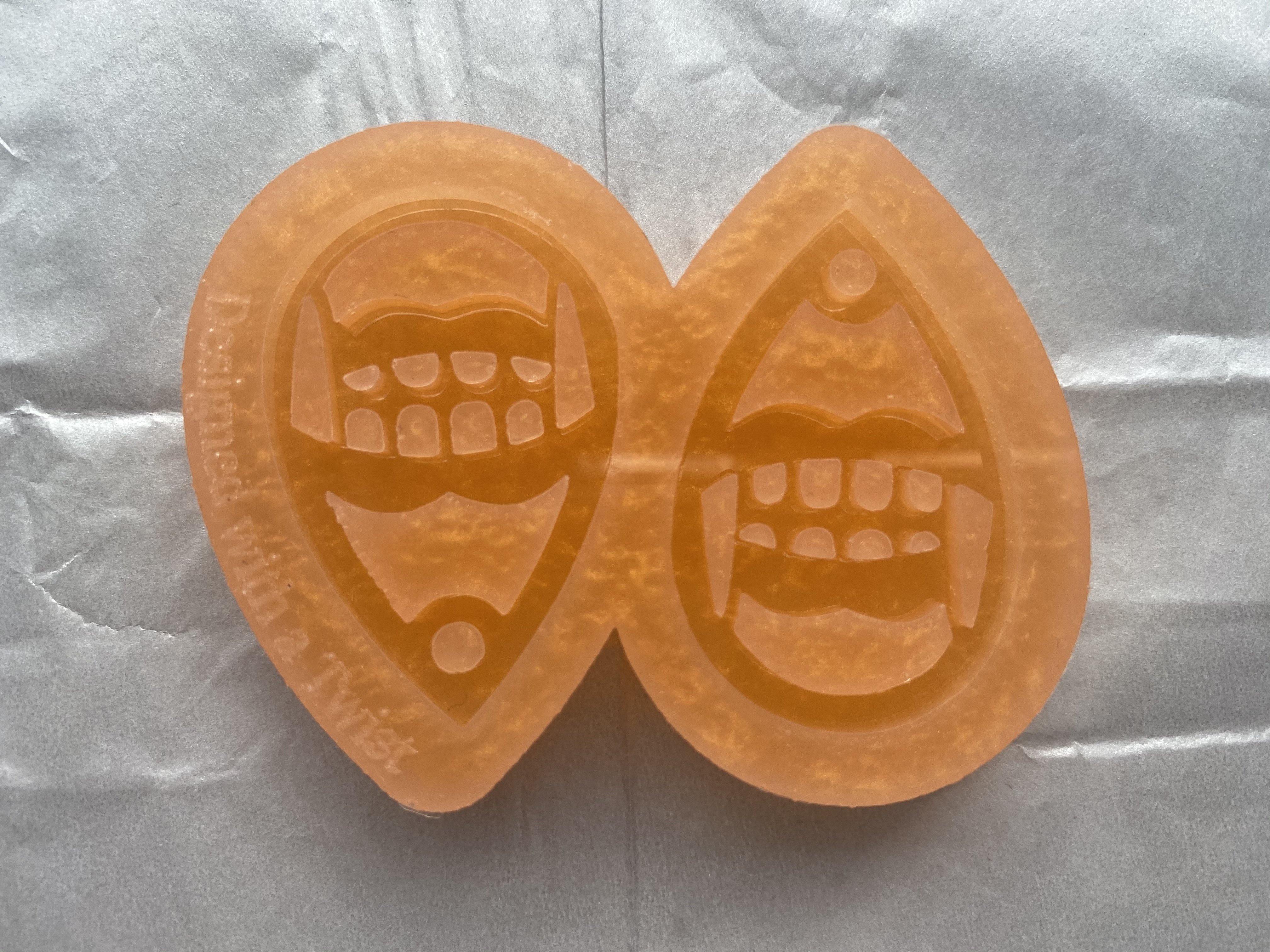 Vampire Fang Earring Silicone Mold - Designed with a Twist - Top quality silicone molds made in the UK.