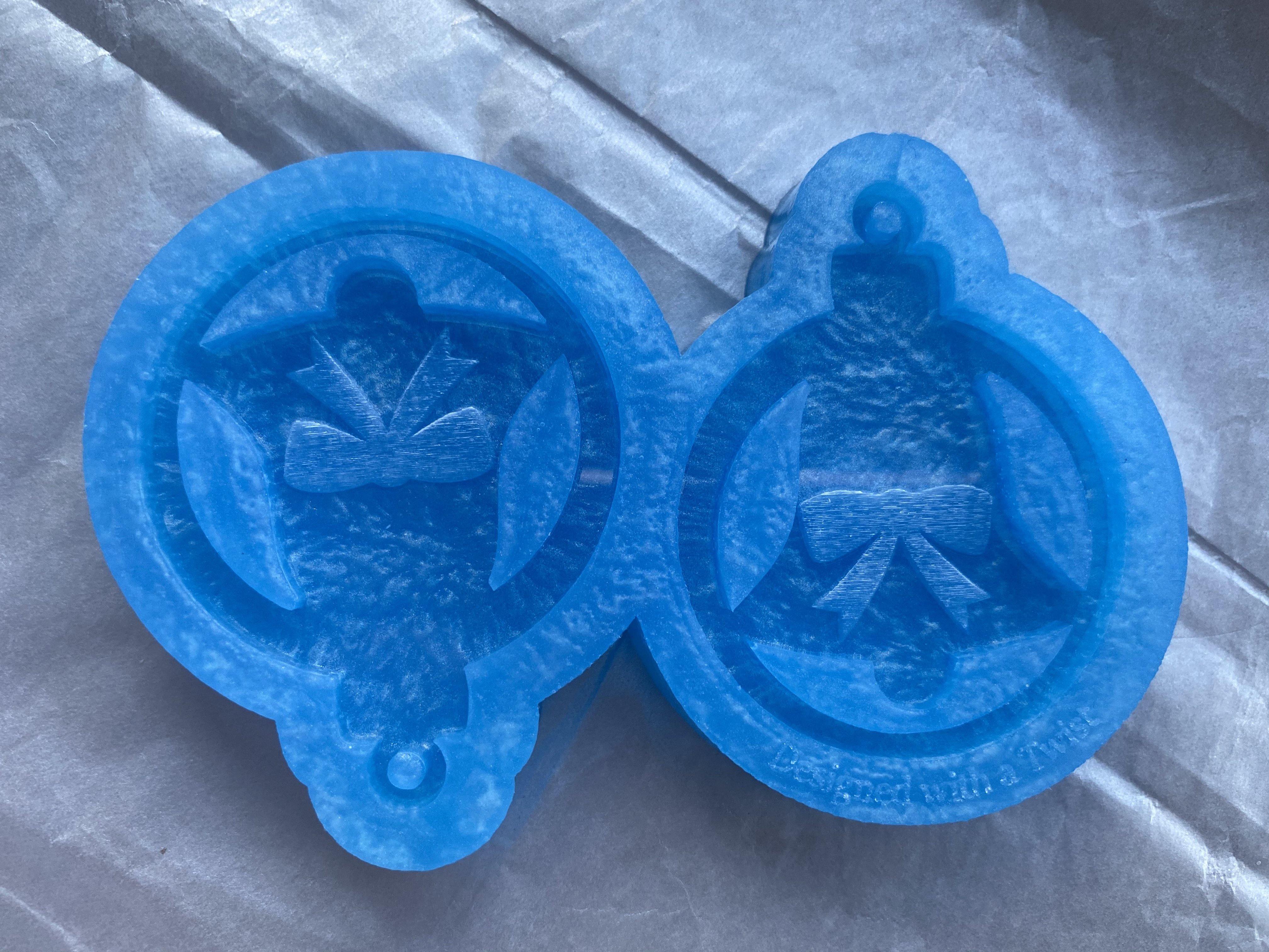 Christmas Bell Earring Silicone Mold - Designed with a Twist - Top quality silicone molds made in the UK.