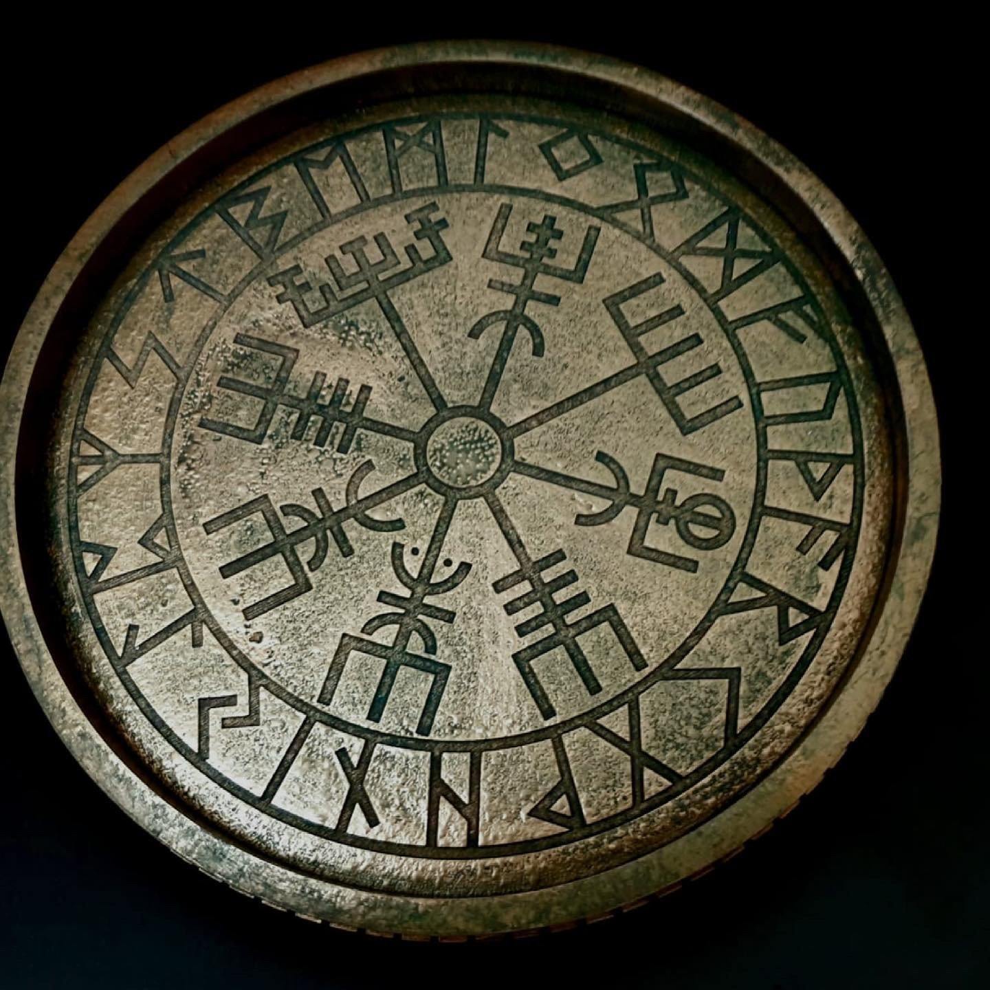 Viking Compass Dice Tray Silicone Mold - Designed with a Twist - Top quality silicone molds made in the UK.