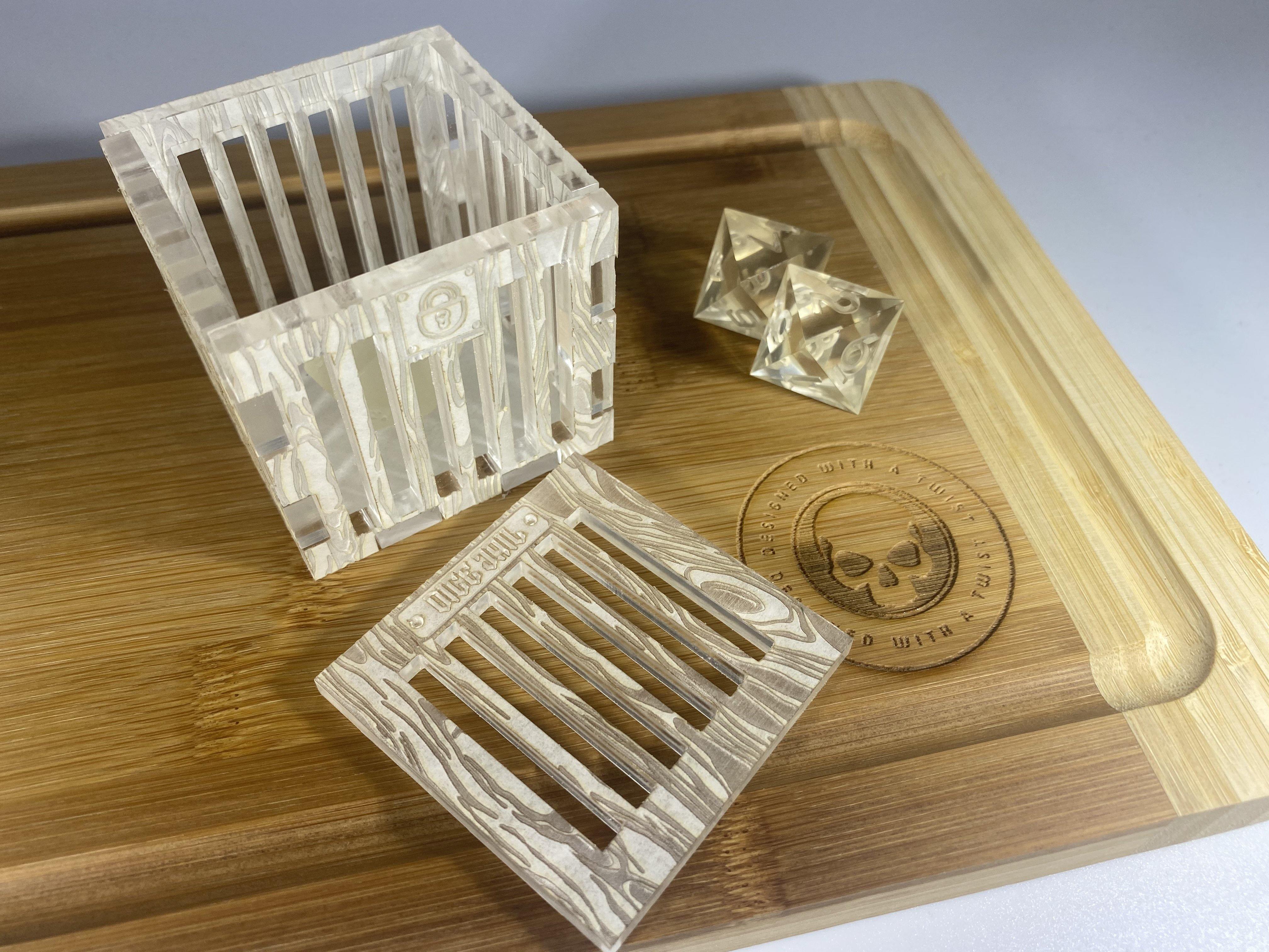 Dice Jail Silicone Mold - Designed with a Twist - Top quality silicone molds made in the UK.