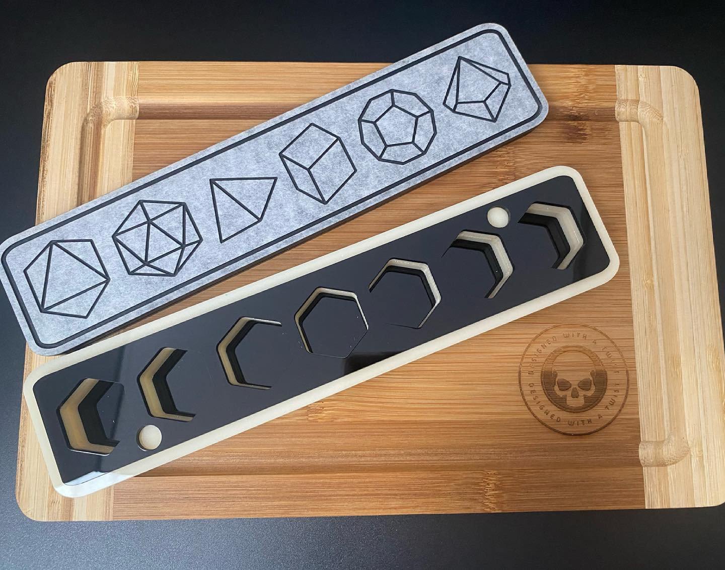 Rectangular Dice Box Silicone Mold - Designed with a Twist - Top quality silicone molds made in the UK.