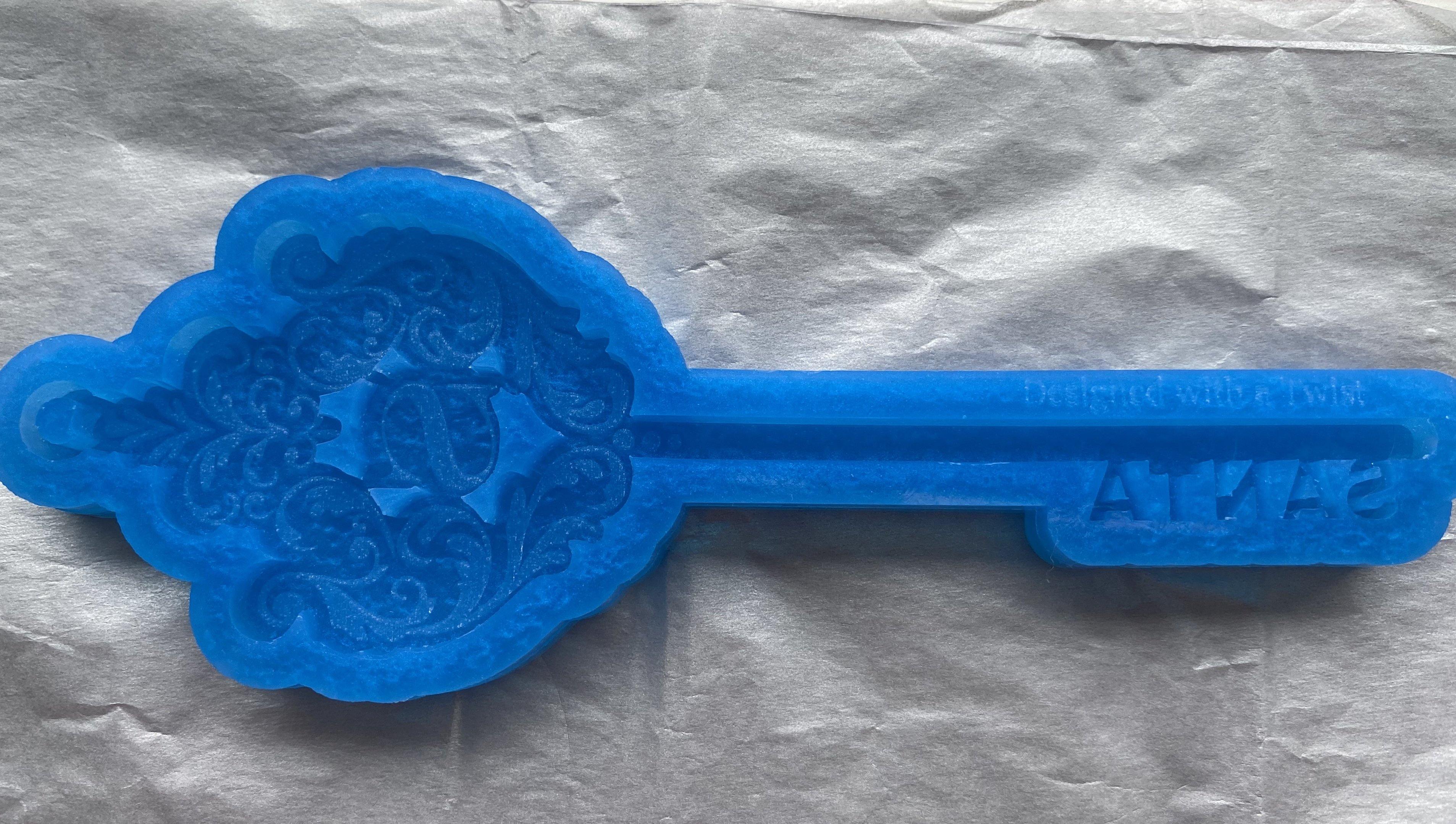 Santa's Magic Key Silicone Mold - Designed with a Twist - Top quality silicone molds made in the UK.