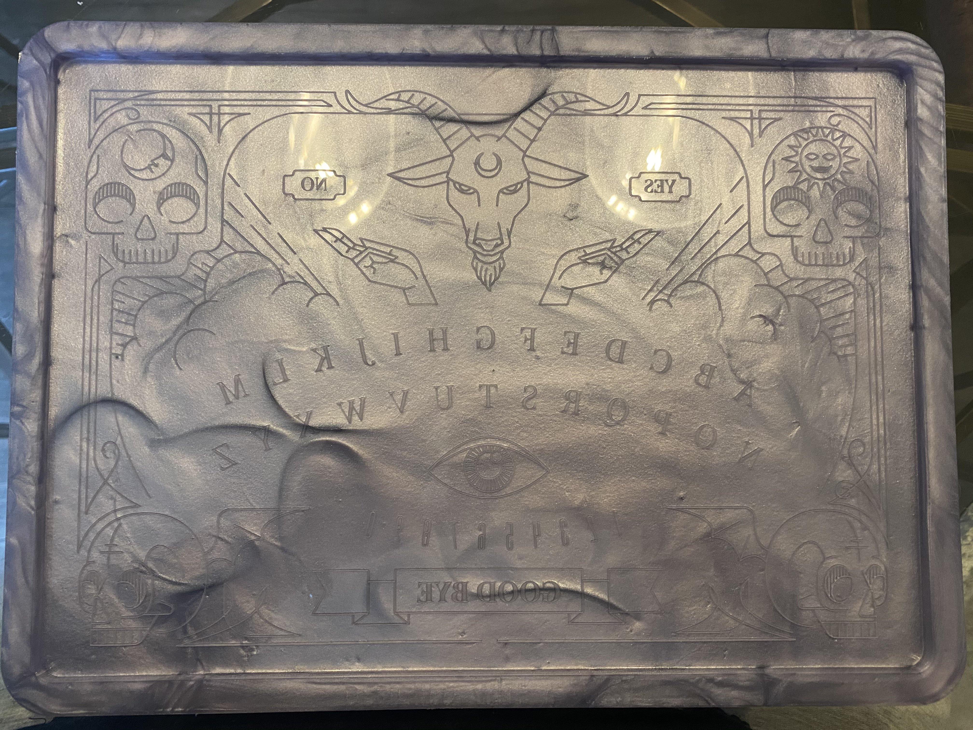 Large Ouija Board Mold - Designed with a Twist - Top quality silicone molds made in the UK.