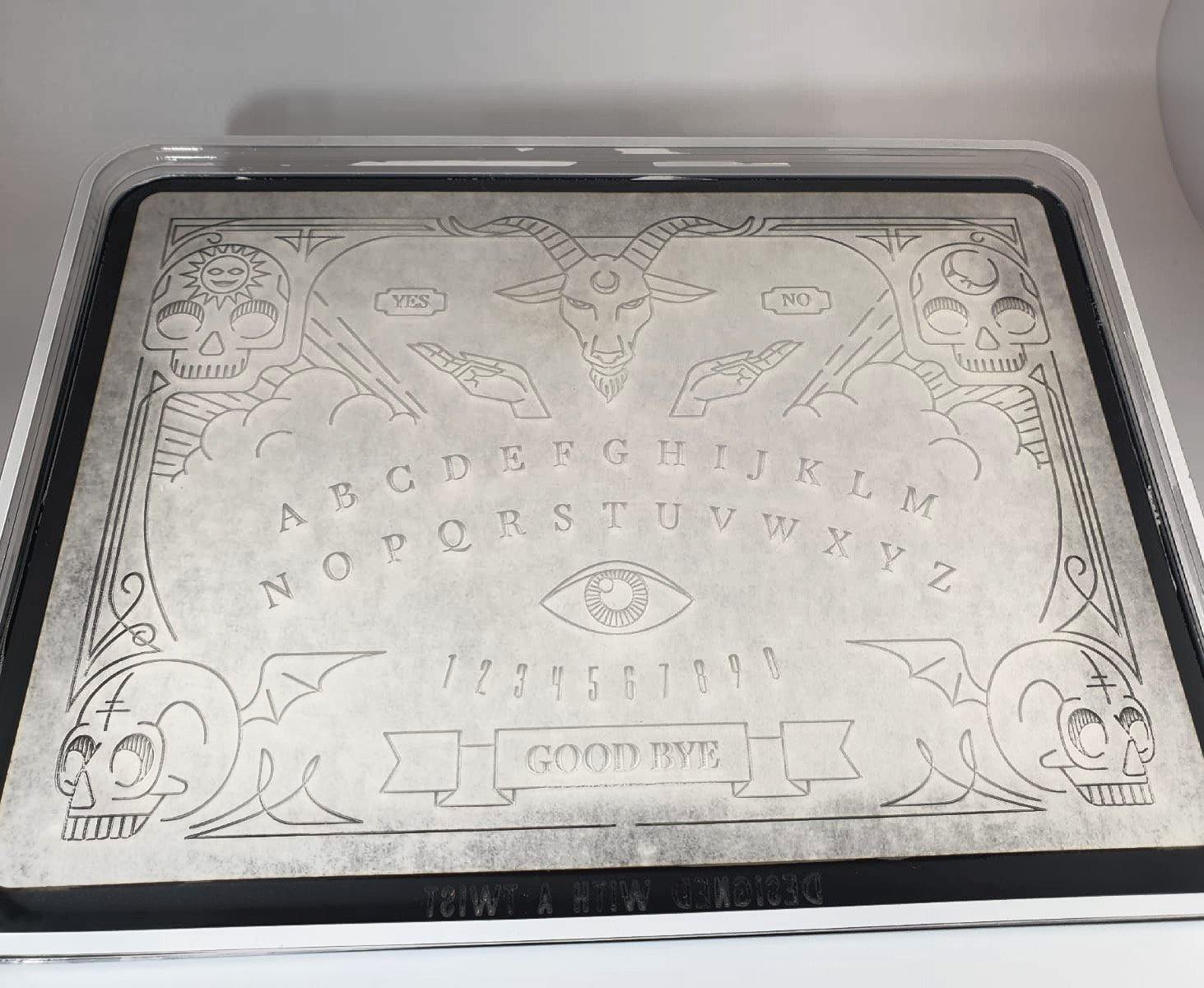 Large Ouija Board Mold - Designed with a Twist - Top quality silicone molds made in the UK.
