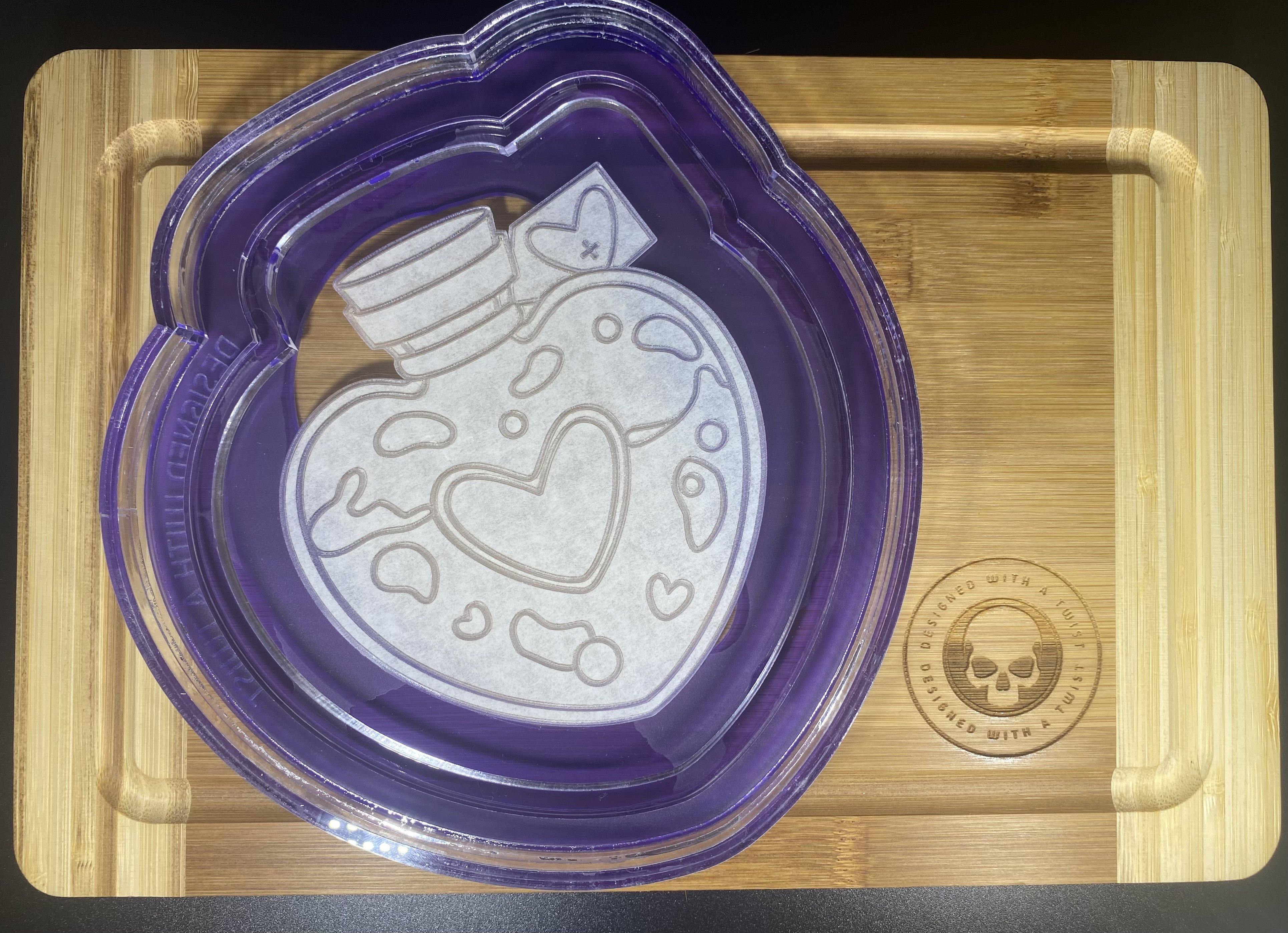 Life Potion Tray Silicone Mold - Designed with a Twist - Top quality silicone molds made in the UK.