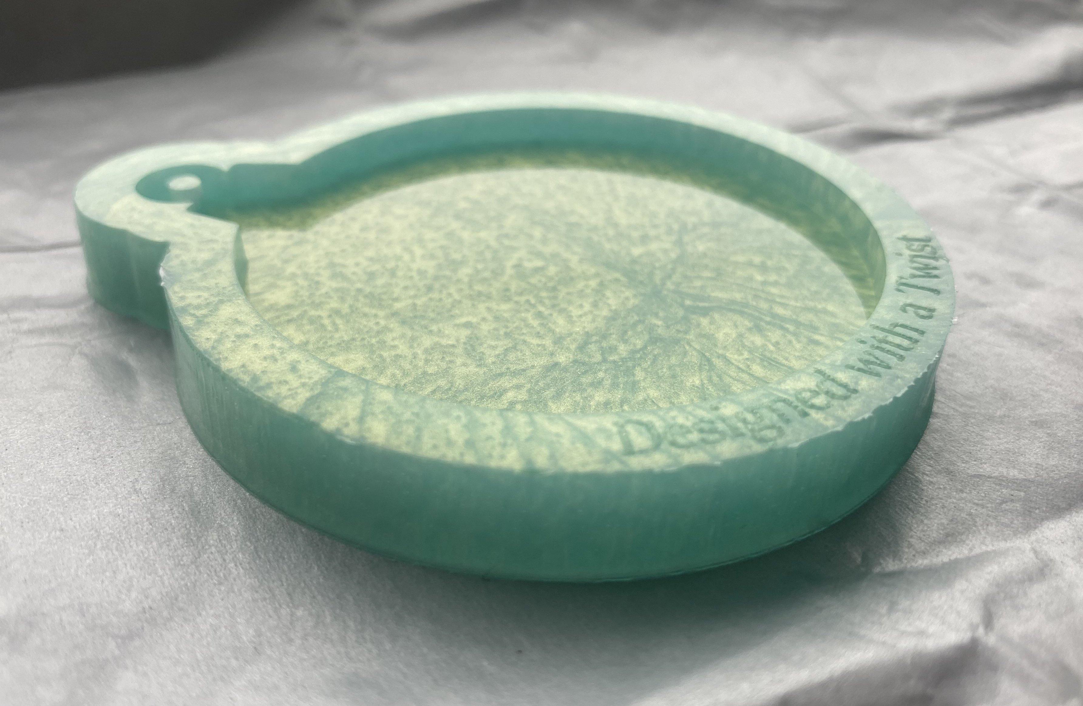 Plain Christmas Bauble Silicone Mold - Designed with a Twist - Top quality silicone molds made in the UK.