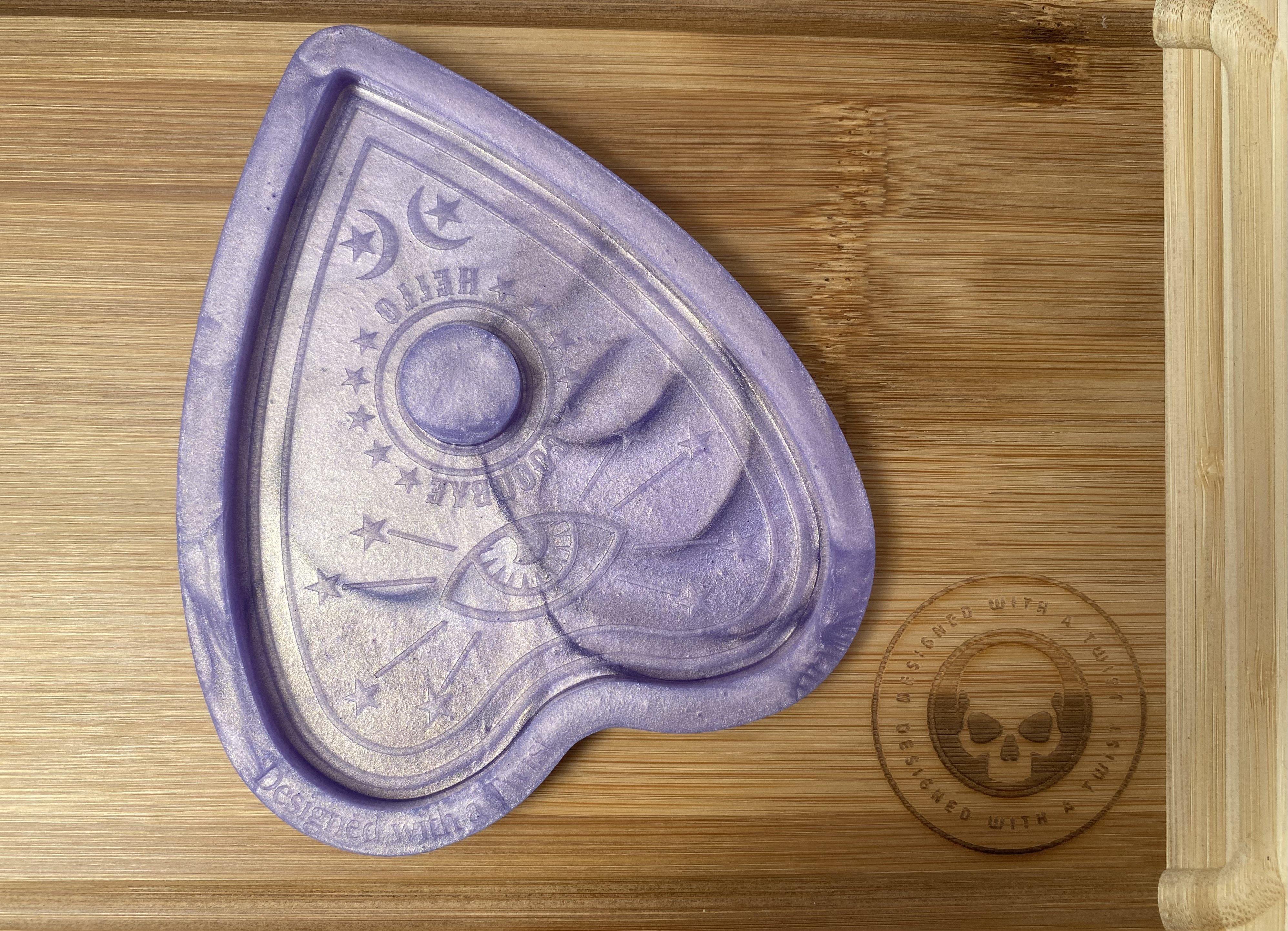 Ouija Planchette Silicone Mold - Designed with a Twist - Top quality silicone molds made in the UK.