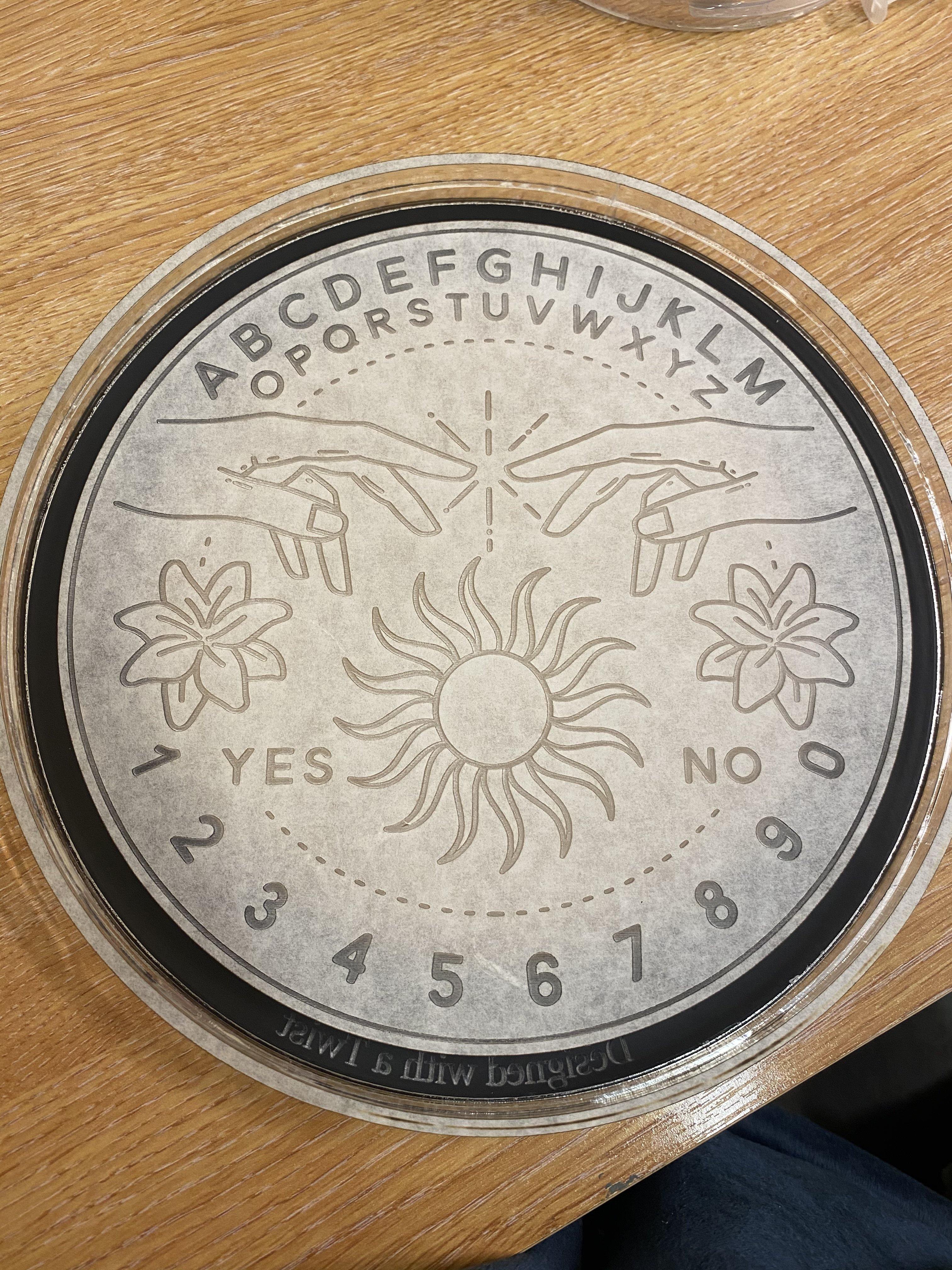 Large Pendulum Board Mold - Designed with a Twist - Top quality silicone molds made in the UK.