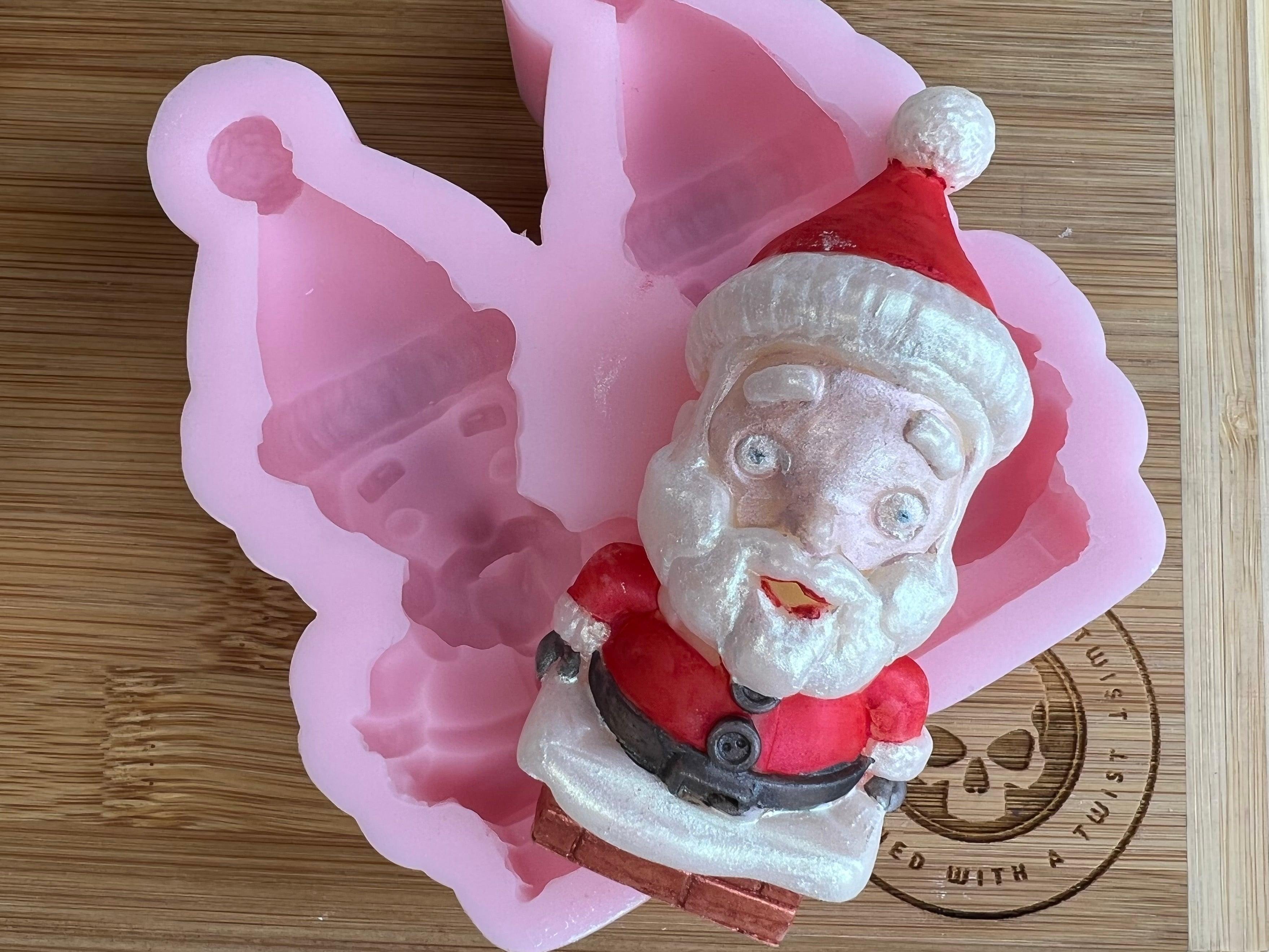 Santa Claus Wax Melt Silicone Mold - Designed with a Twist - Top quality silicone molds made in the UK.