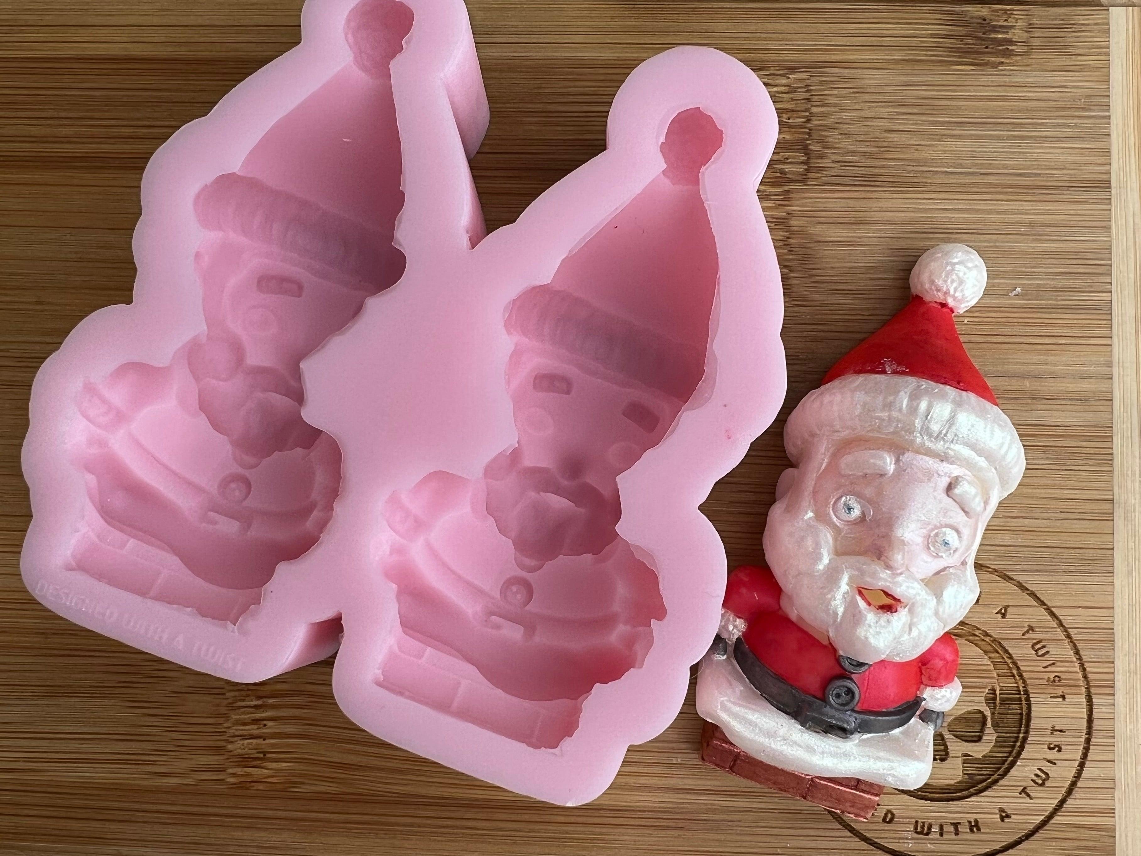 Santa Claus Wax Melt Silicone Mold - Designed with a Twist - Top quality silicone molds made in the UK.