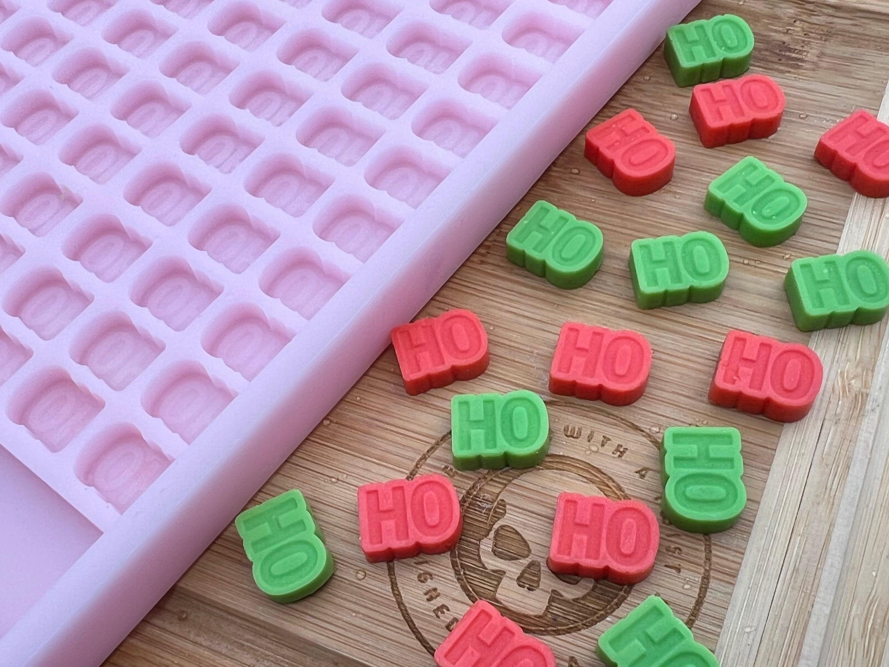 Ho Ho Ho Scrape n Scoop Wax Tray Silicone Mold - Designed with a Twist - Top quality silicone molds made in the UK.