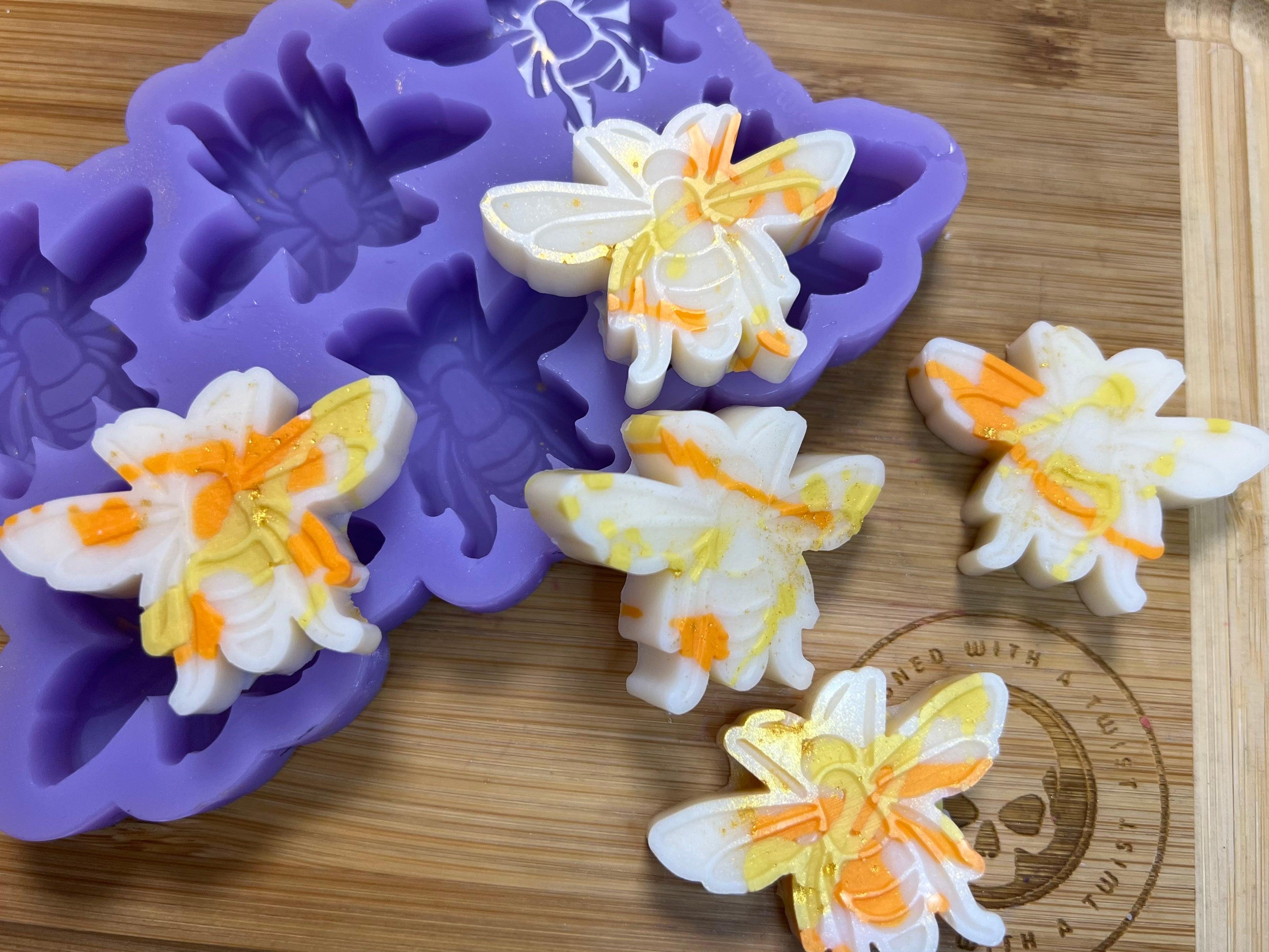 Bee Wax Melt Silicone Mold - Designed with a Twist - Top quality silicone molds made in the UK.