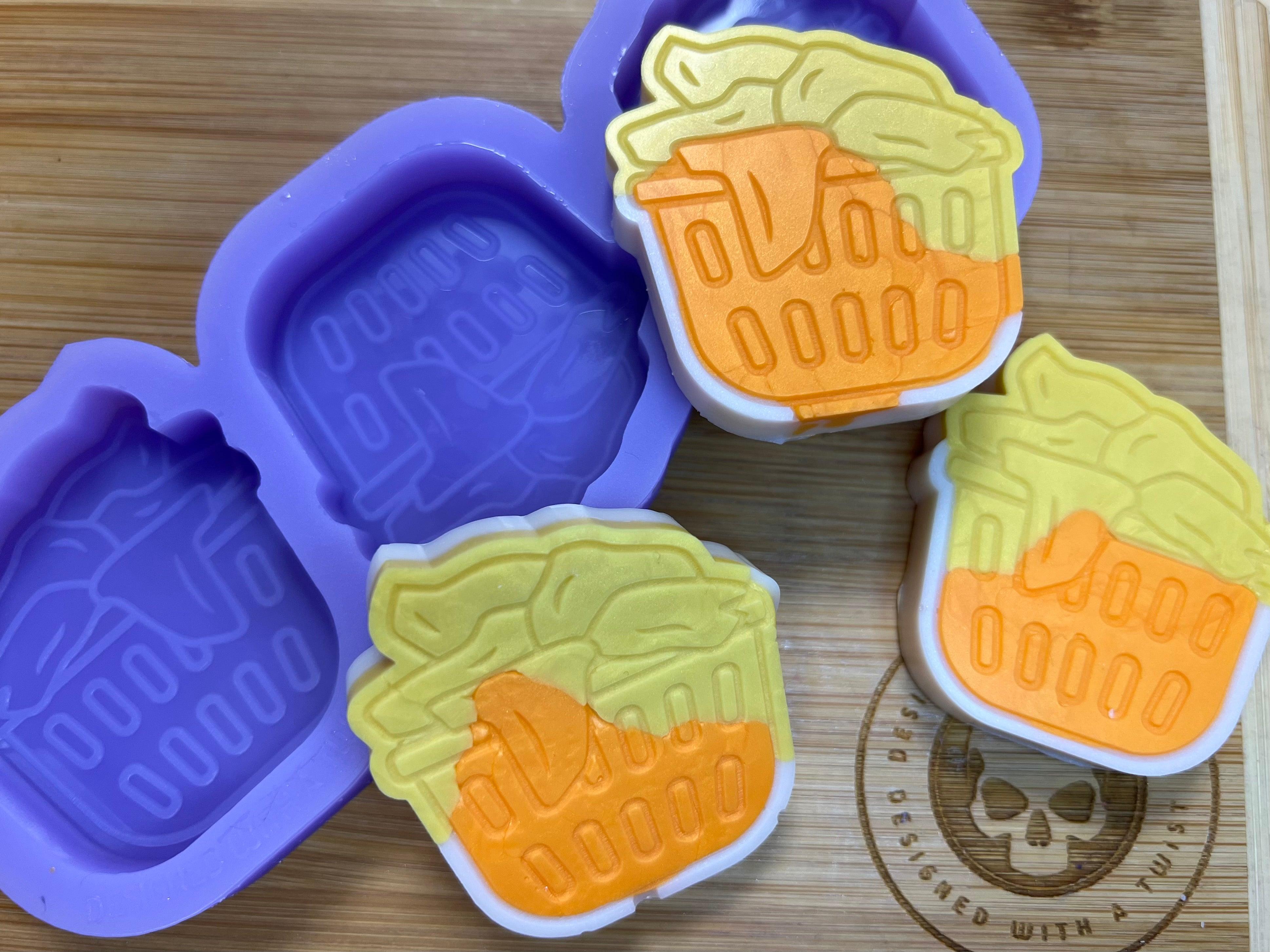 Laundry Basket Wax Melt Silicone Mold - Designed with a Twist - Top quality silicone molds made in the UK.