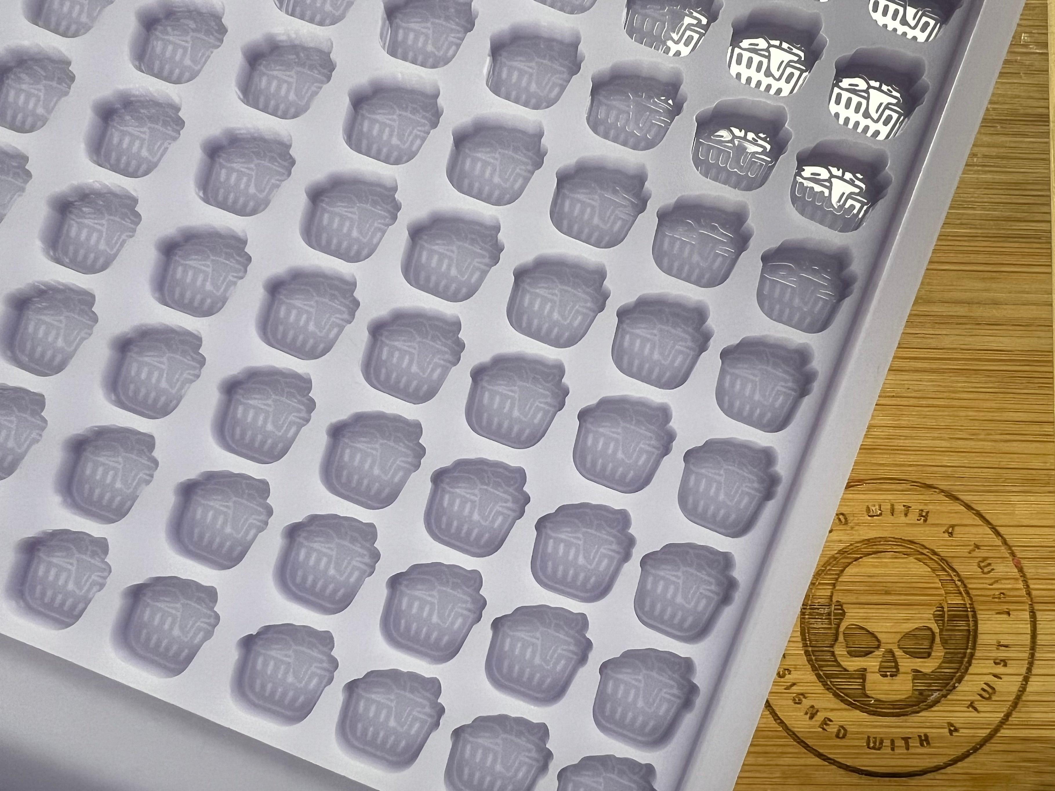 Laundry Basket Scrape n Scoop Wax Tray Silicone Mold - Designed with a Twist - Top quality silicone molds made in the UK.
