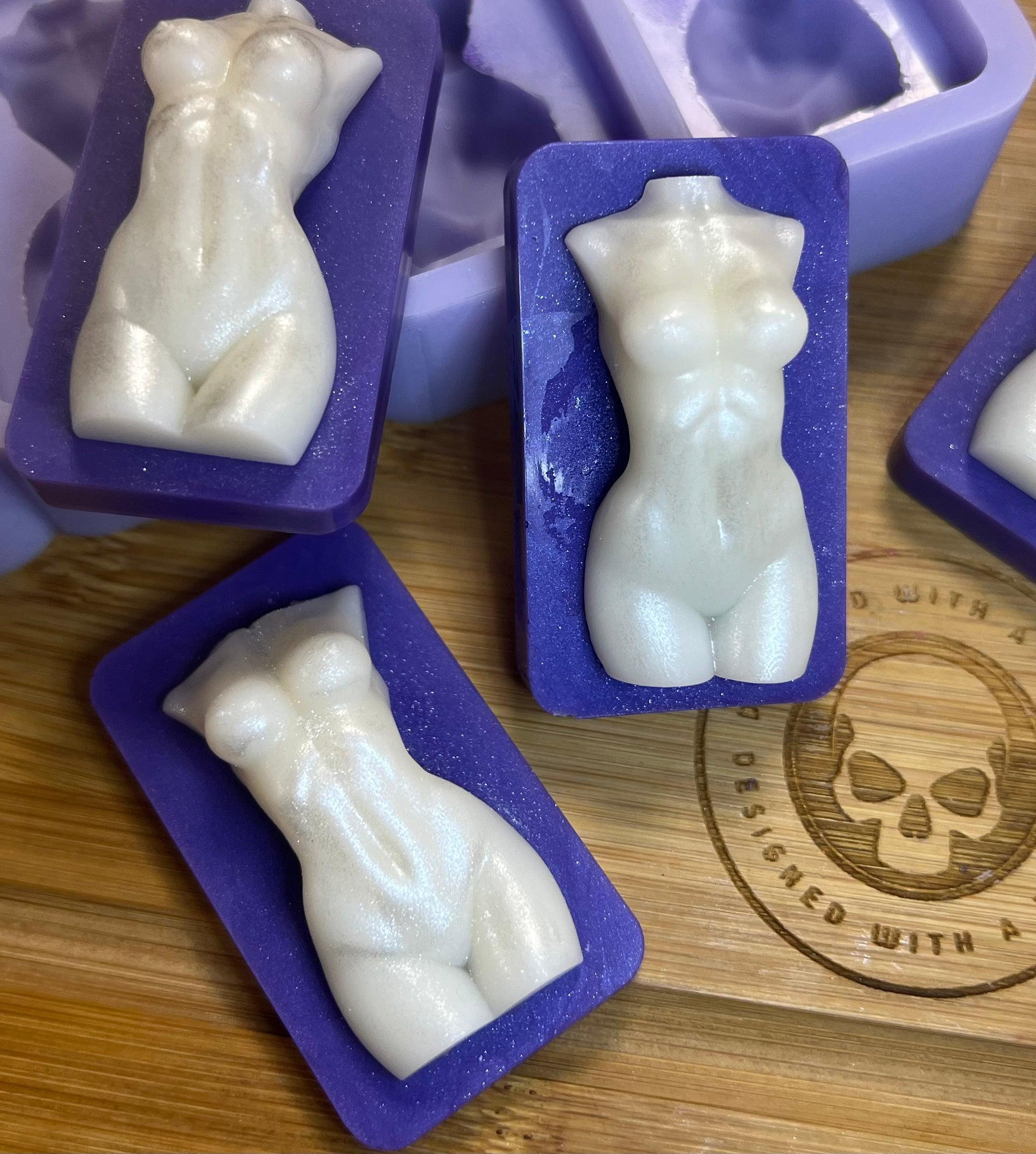 Goddess Torso Melt Silicone Mold - Designed with a Twist - Top quality silicone molds made in the UK.