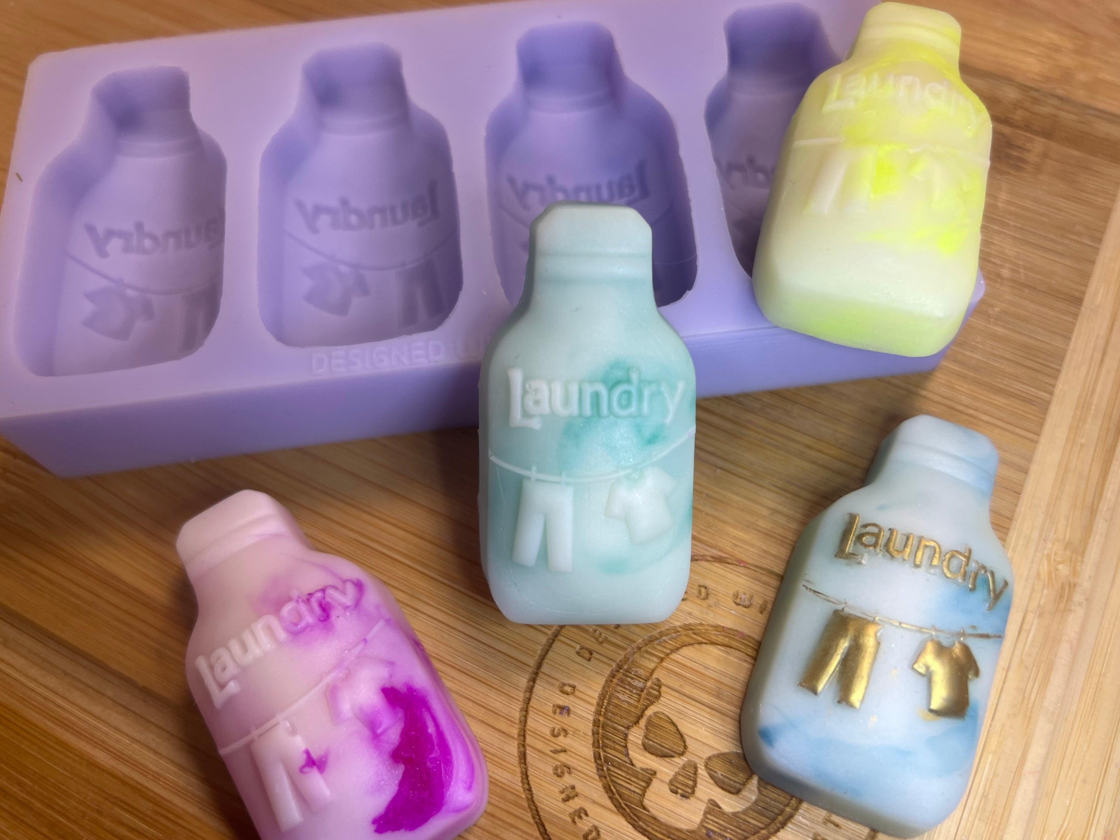 Laundry Bottle Wax Melt Silicone Mold - Designed with a Twist - Top quality silicone molds made in the UK.