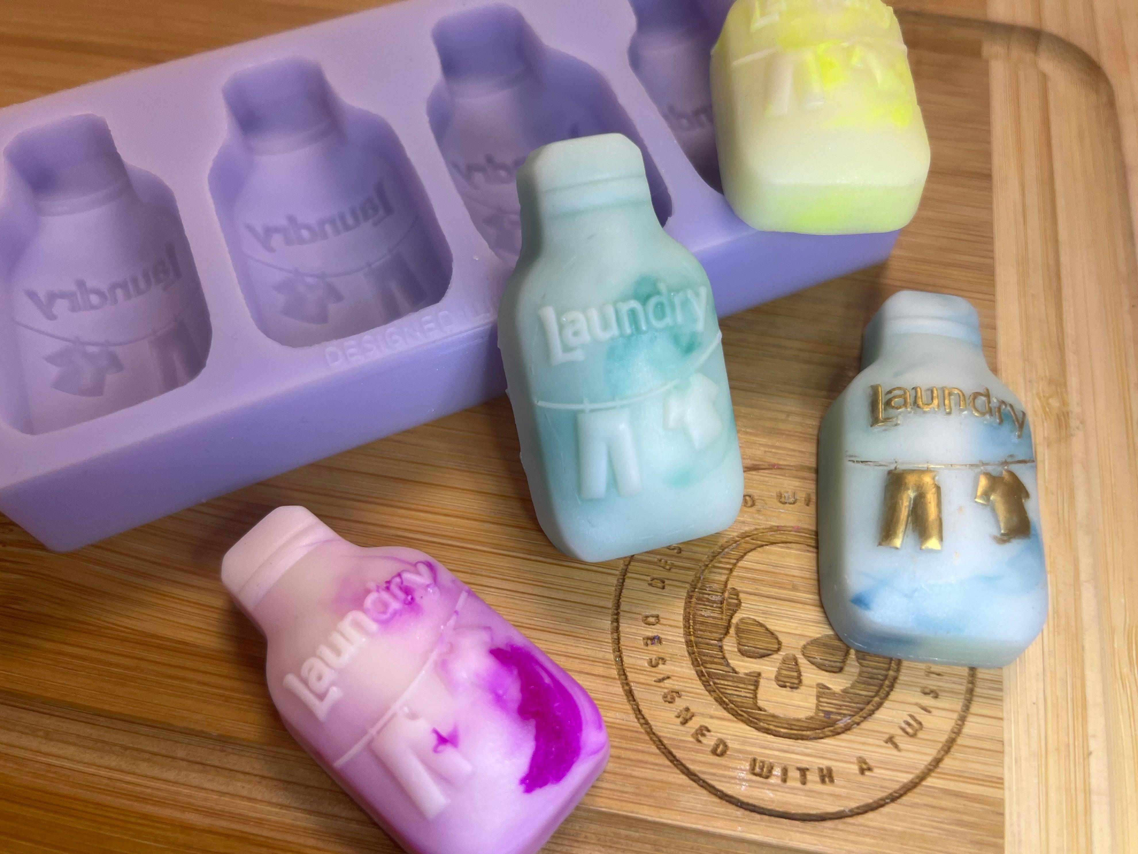 Laundry Bottle Wax Melt Silicone Mold - Designed with a Twist - Top quality silicone molds made in the UK.