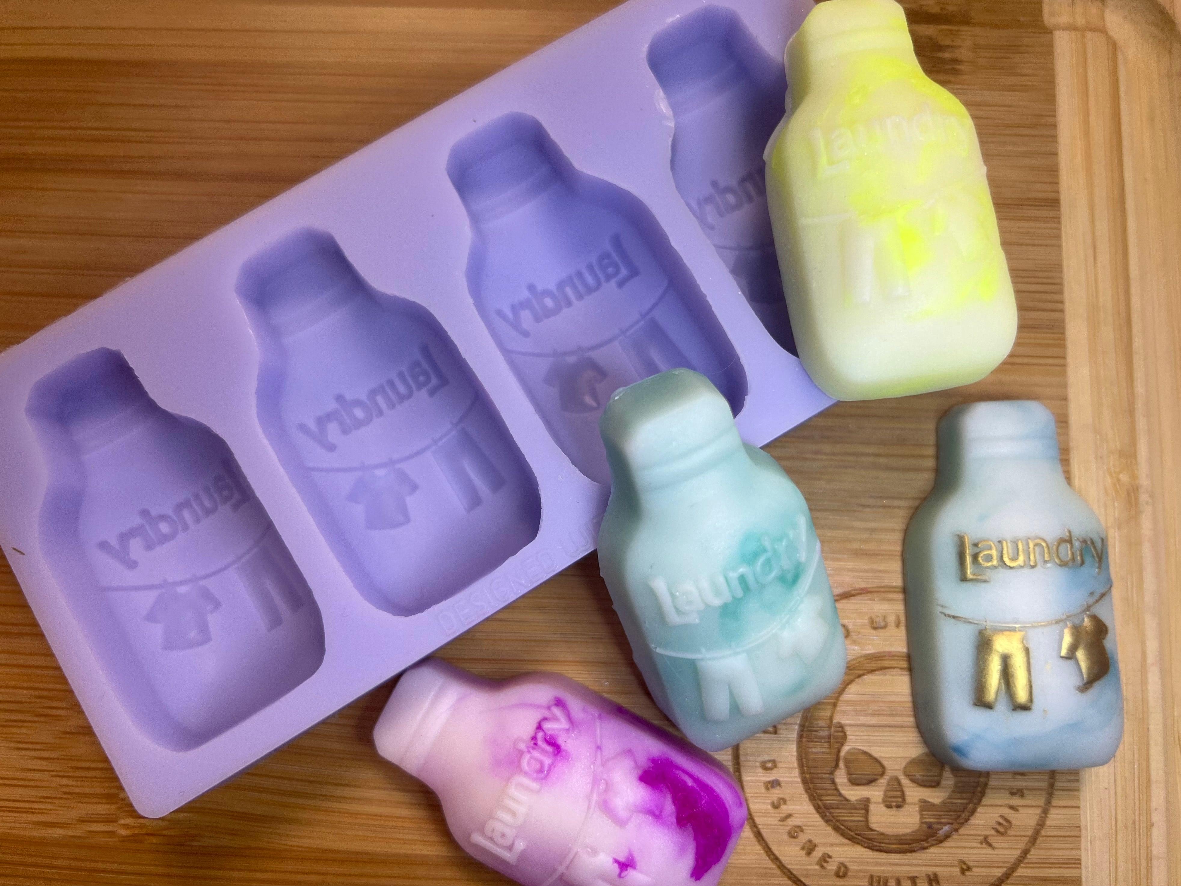 Laundry Bottle Wax Melt Silicone Mold - Designed with a Twist - Top quality silicone molds made in the UK.