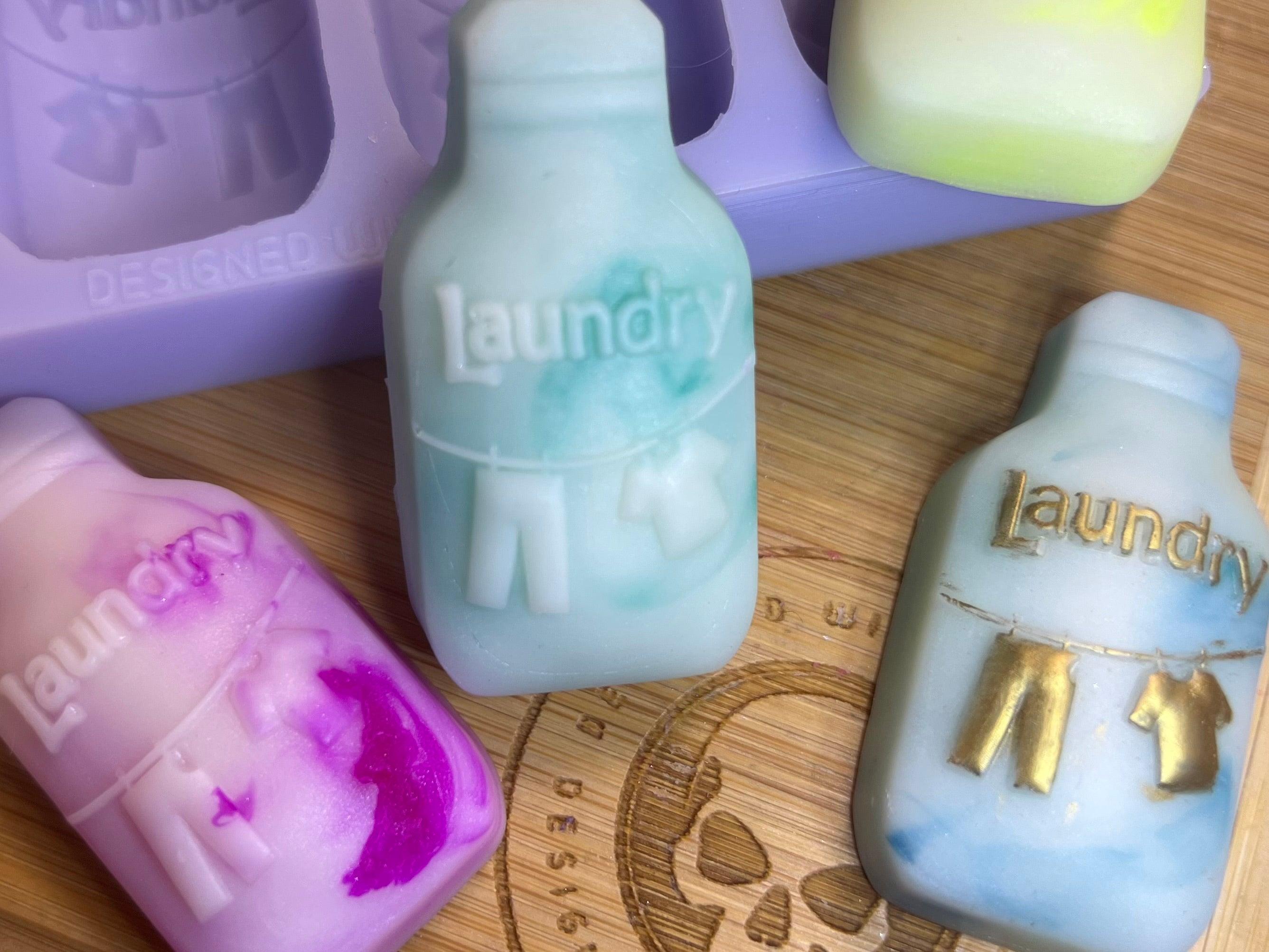 Laundry Bottle Wax Melt Silicone Mold - Designed with a Twist - Top quality silicone molds made in the UK.