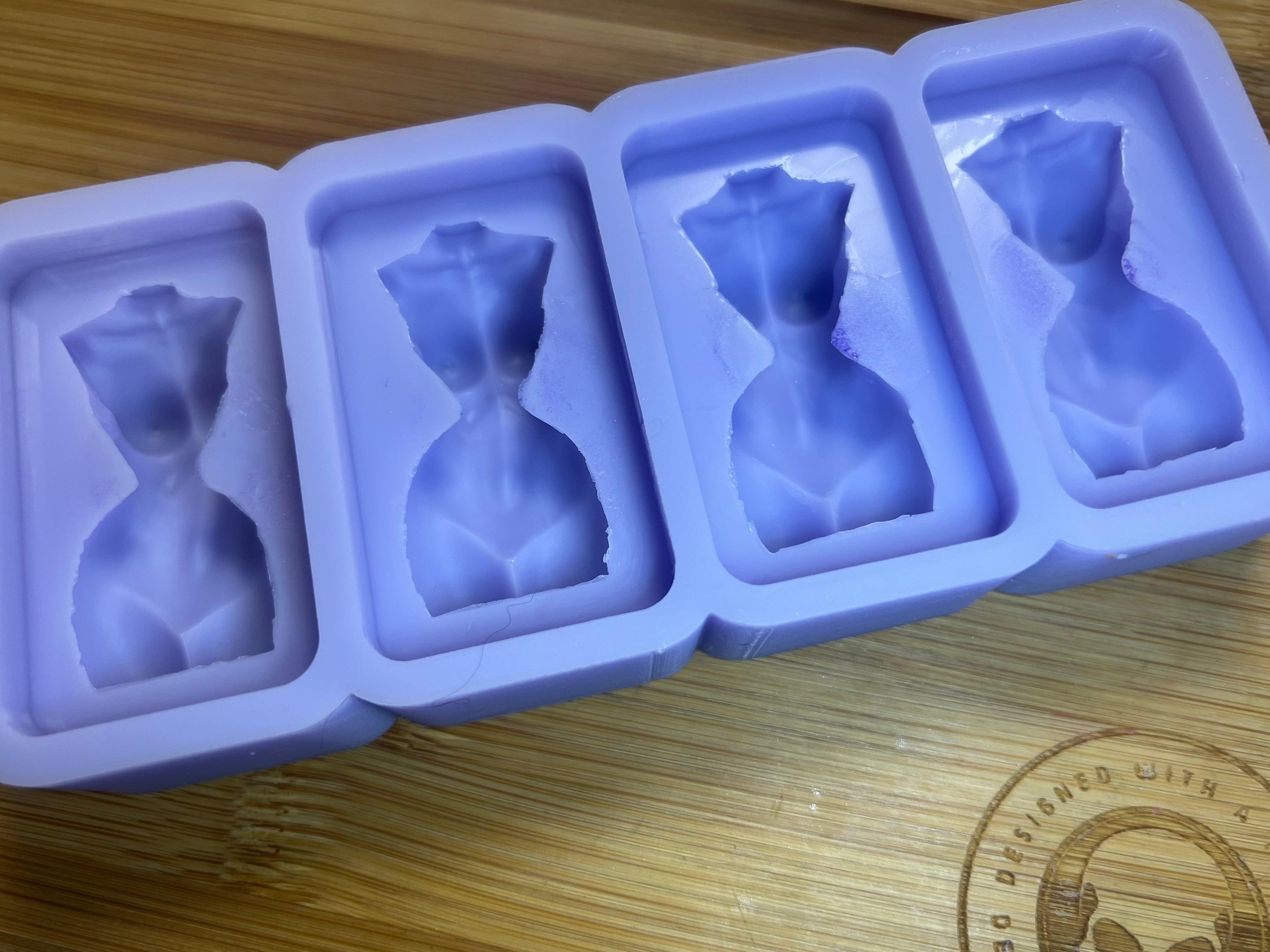 Goddess Torso Melt Silicone Mold - Designed with a Twist - Top quality silicone molds made in the UK.