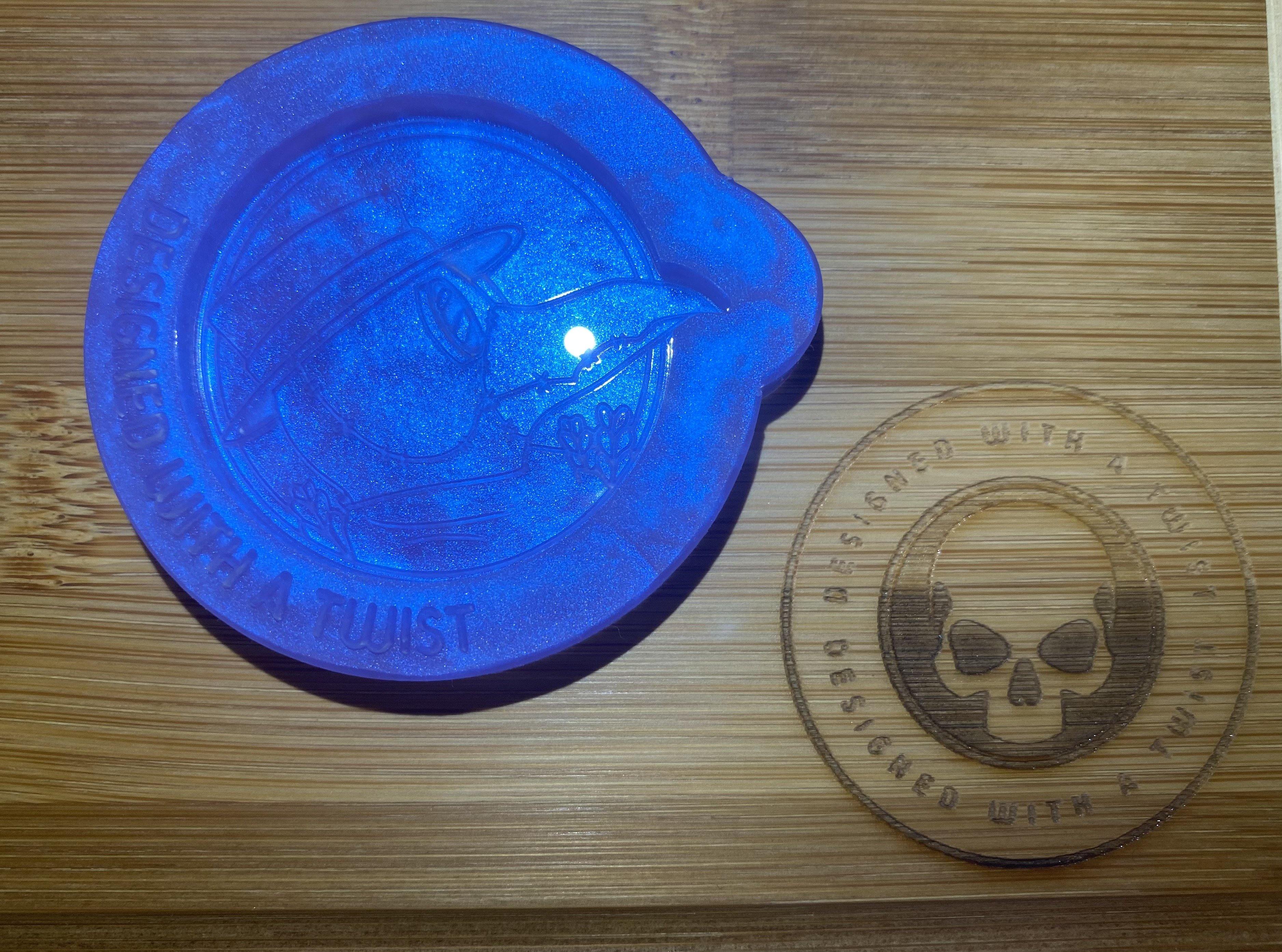 Plague Dr Grippy Silicone Mold - Designed with a Twist - Top quality silicone molds made in the UK.