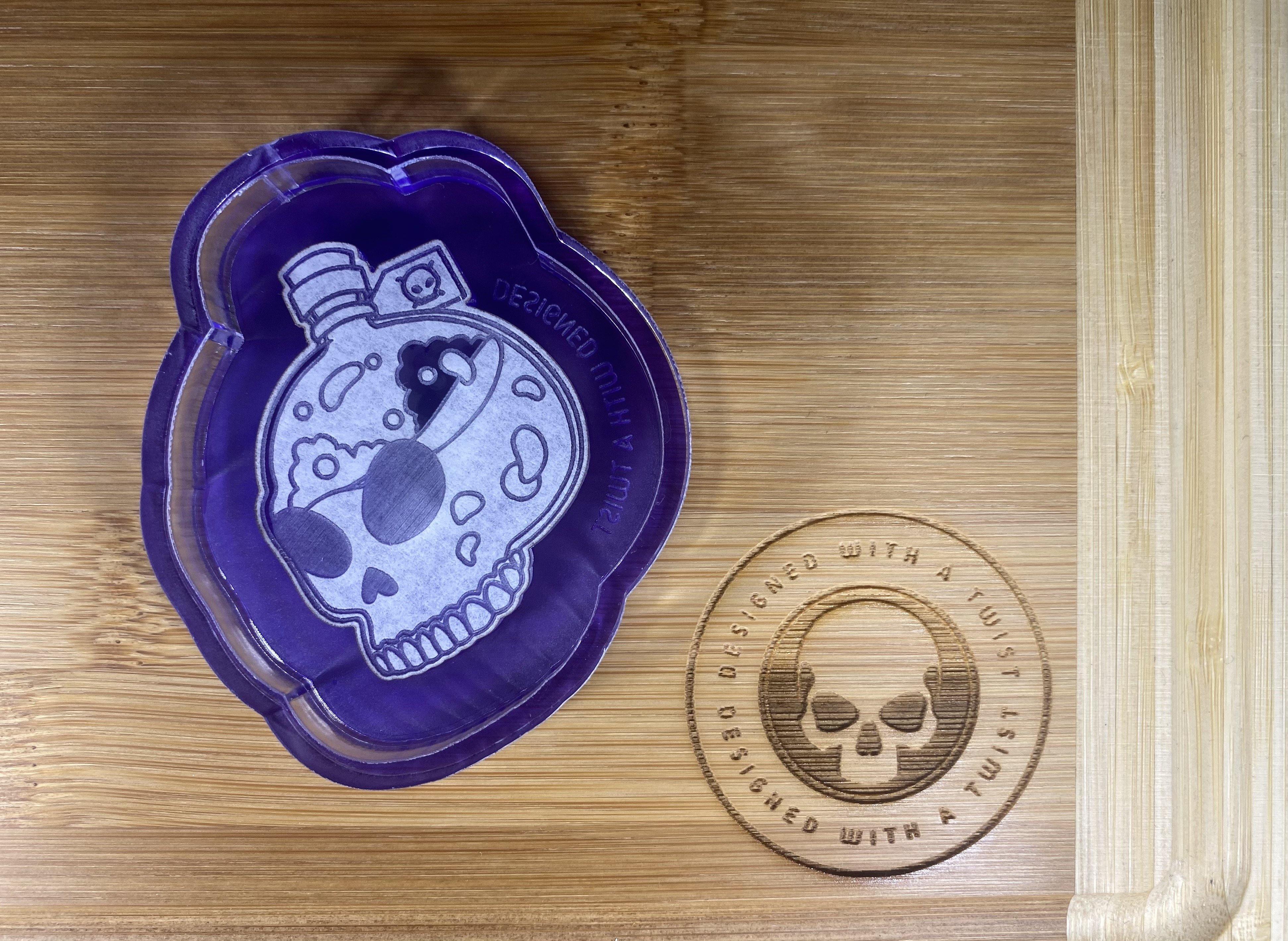 Death Potion Grippy Silicone Mold - Designed with a Twist - Top quality silicone molds made in the UK.