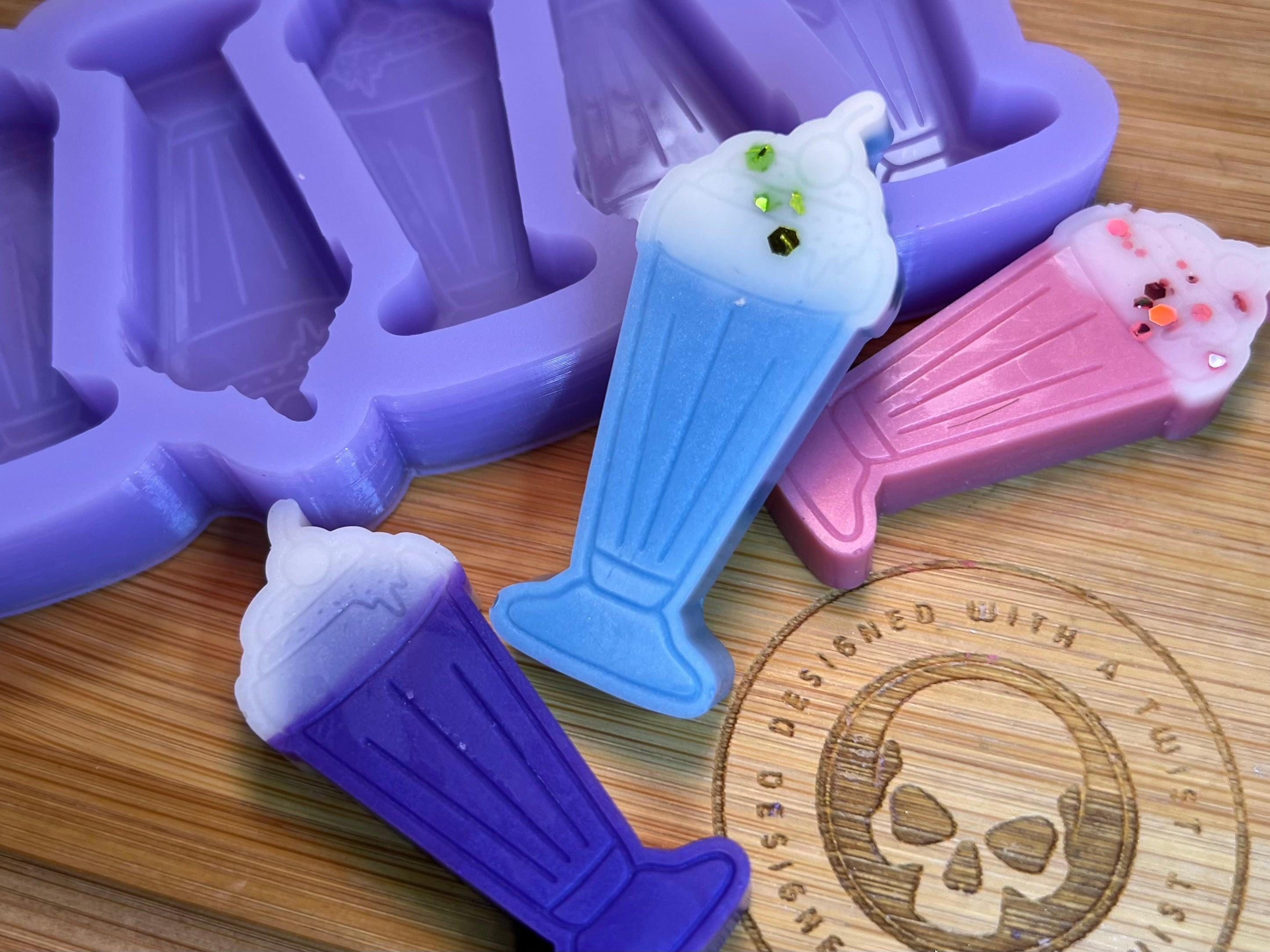 Milkshake Silicone Mold - Designed with a Twist - Top quality silicone molds made in the UK.