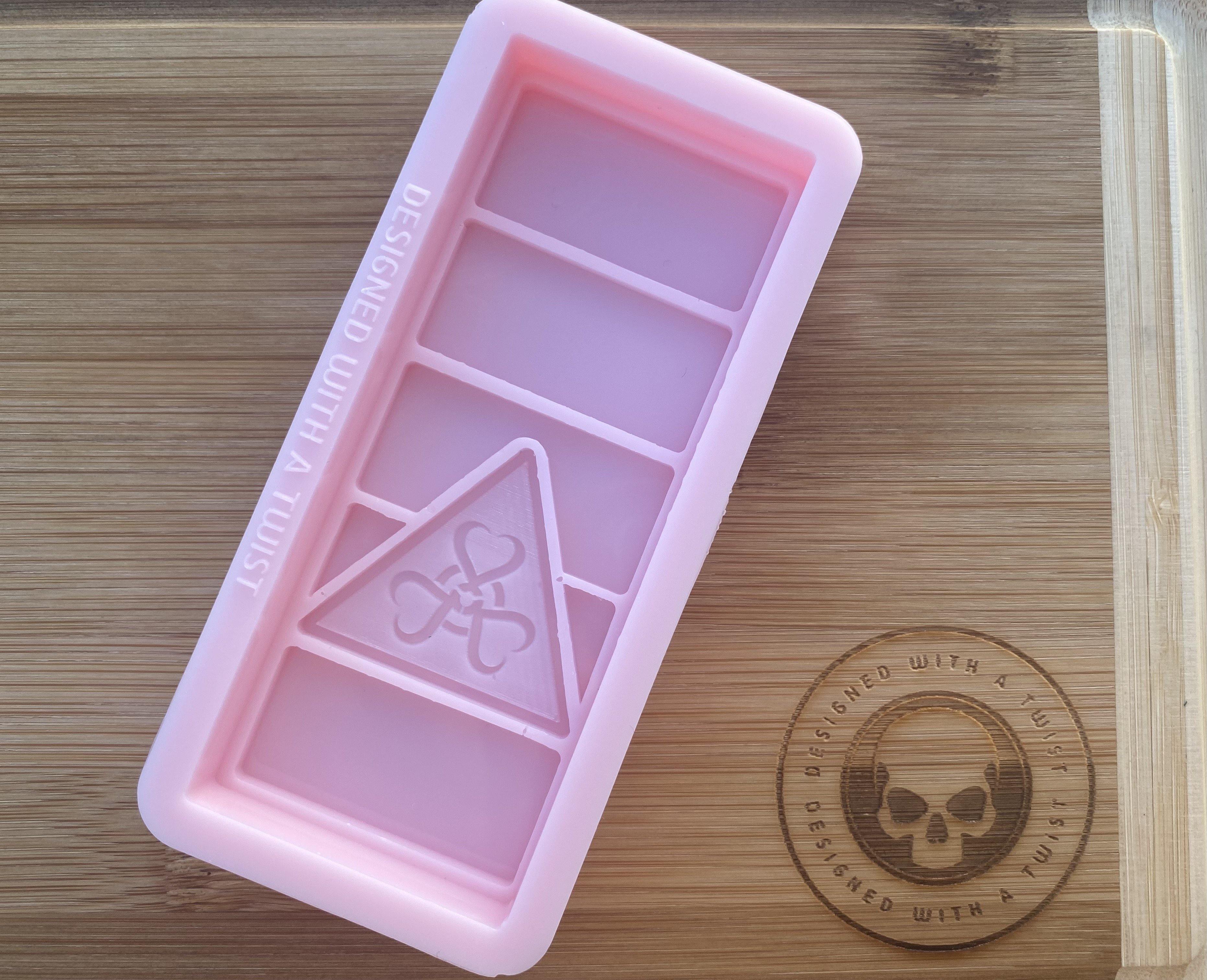 Hazardous Love Snapbar Silicone Mold - Designed with a Twist - Top quality silicone molds made in the UK.