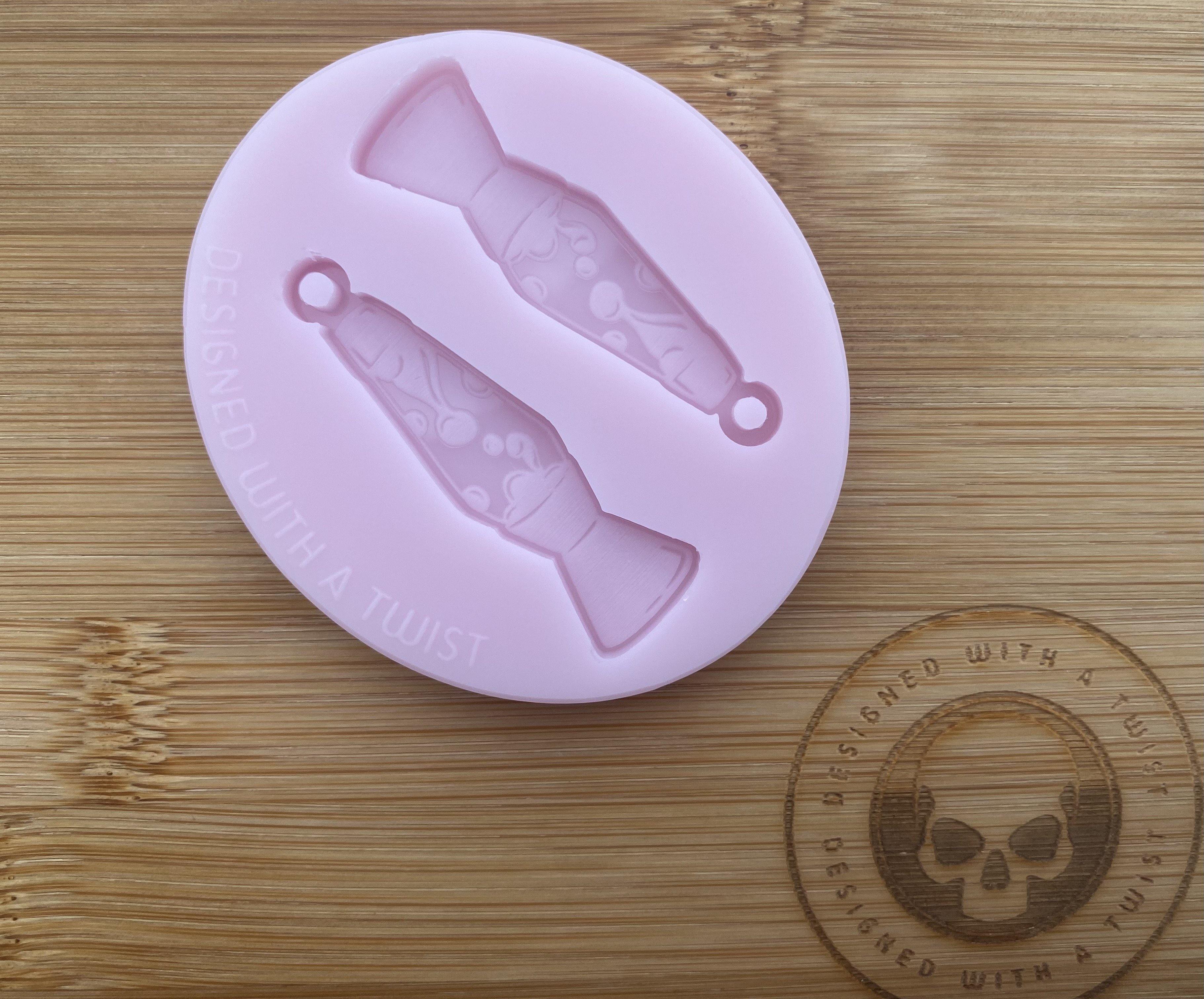 Lava Lamp Earring Silicone Mold - Designed with a Twist - Top quality silicone molds made in the UK.