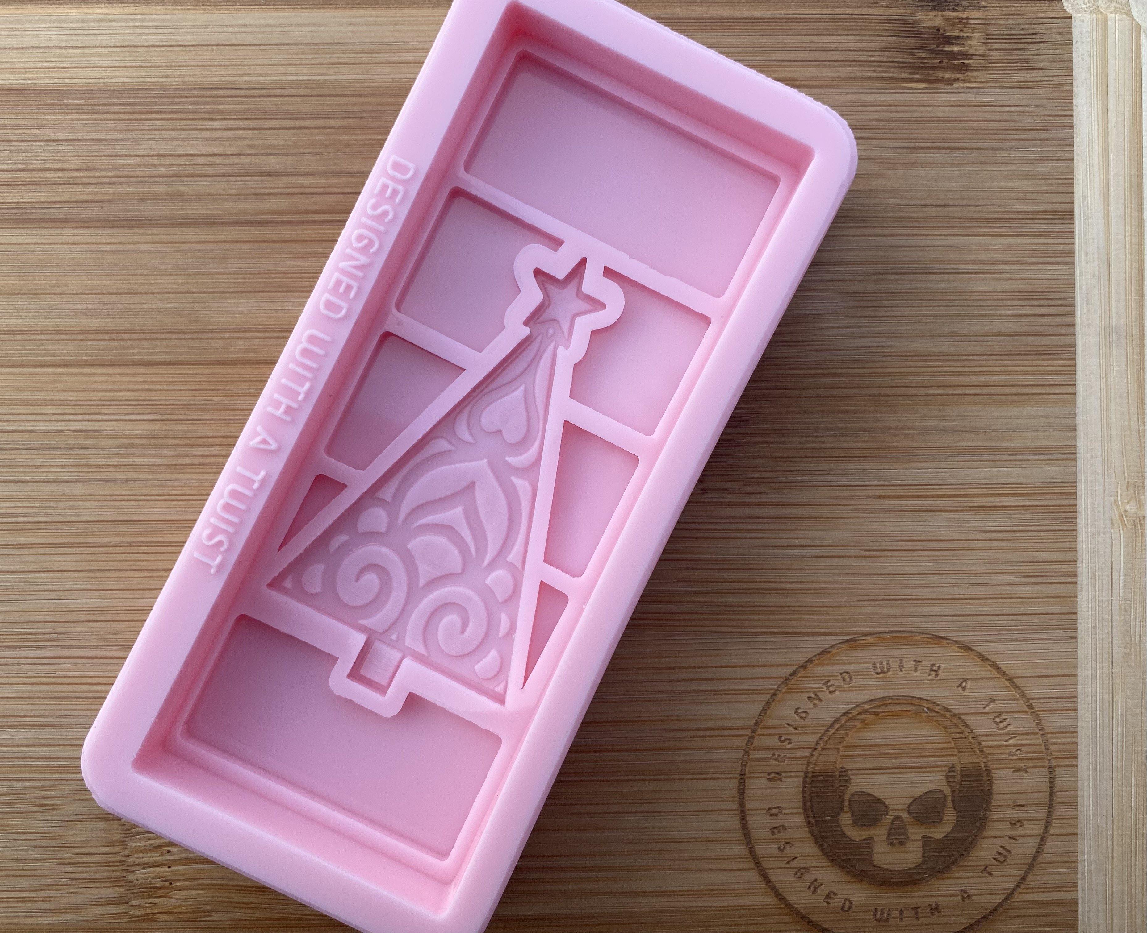 Christmas Tree Snapbar Silicone Mold - Designed with a Twist - Top quality silicone molds made in the UK.