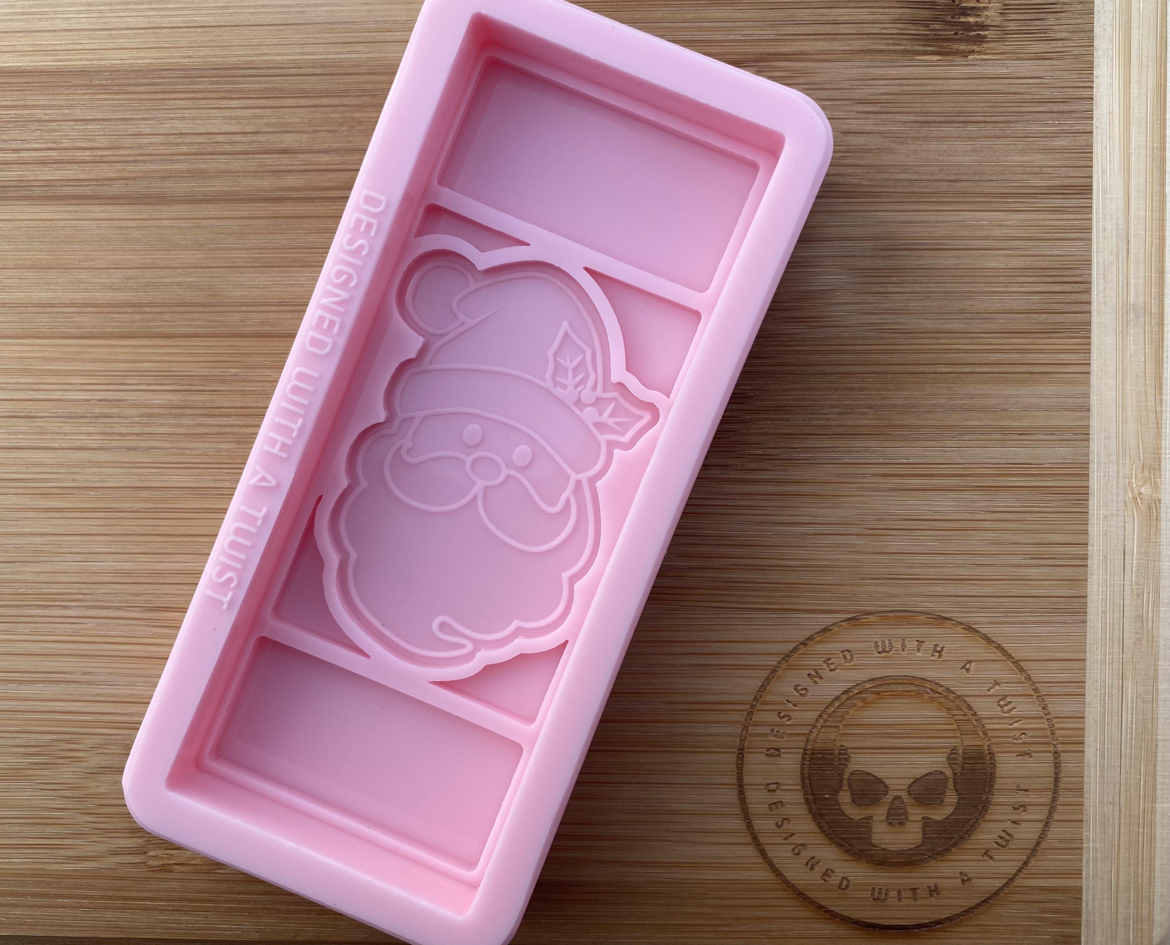 Santa Claus Snapbar Silicone Mold - Designed with a Twist - Top quality silicone molds made in the UK.