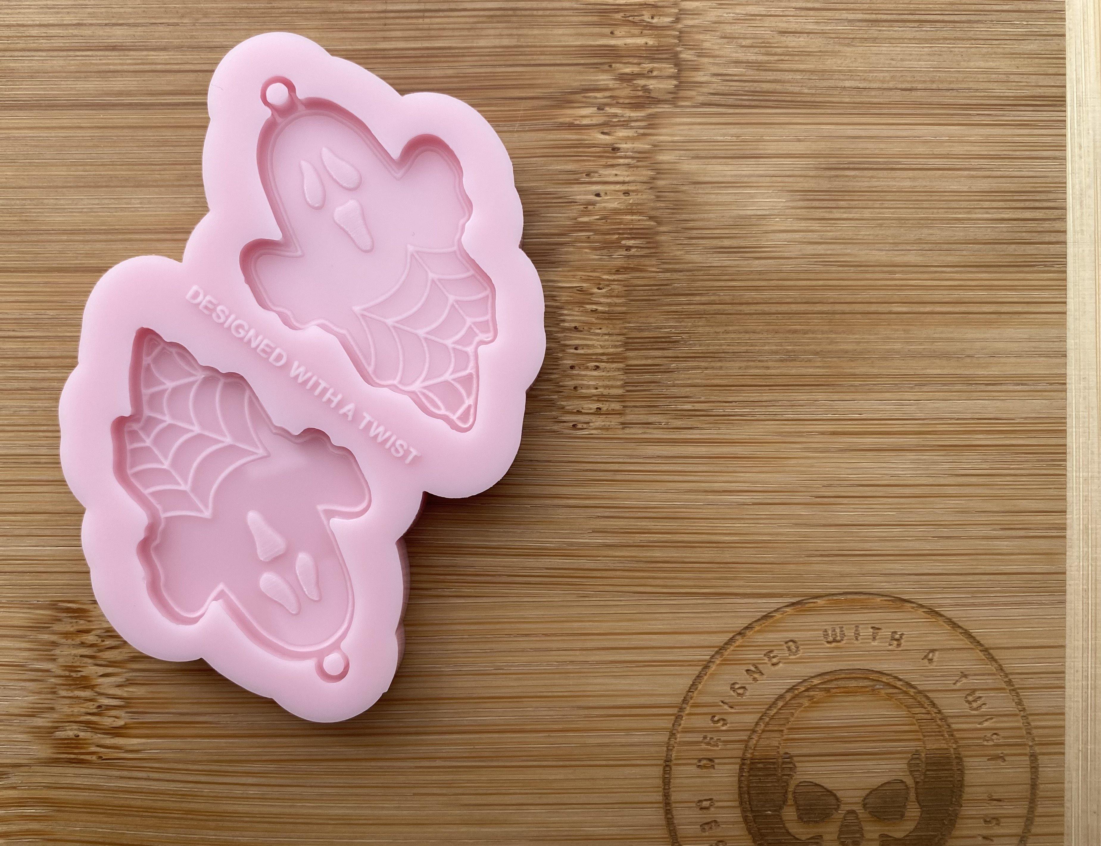 Ghostie Earring Silicone Mold - Designed with a Twist - Top quality silicone molds made in the UK.