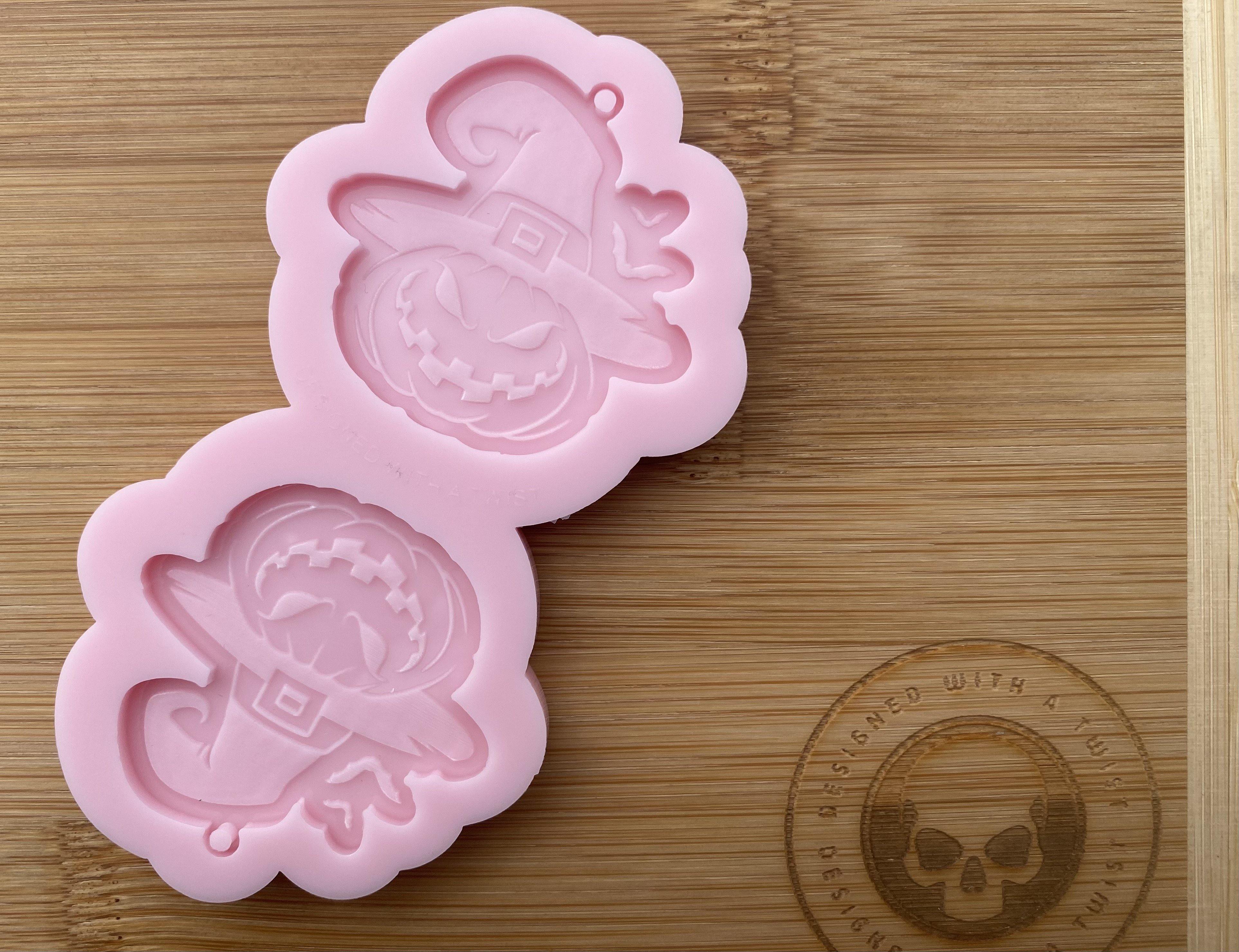 Pumpkin Earring Silicone Mold - Designed with a Twist - Top quality silicone molds made in the UK.