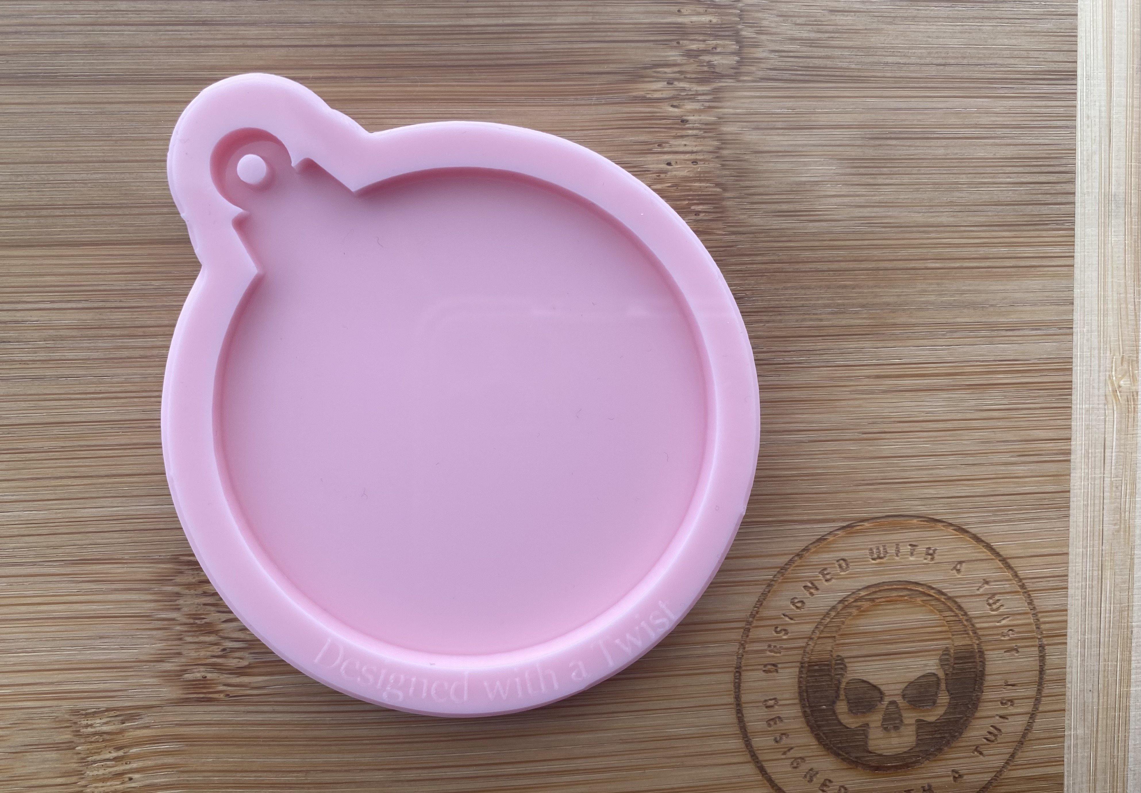 Plain Christmas Bauble Silicone Mold - Designed with a Twist - Top quality silicone molds made in the UK.