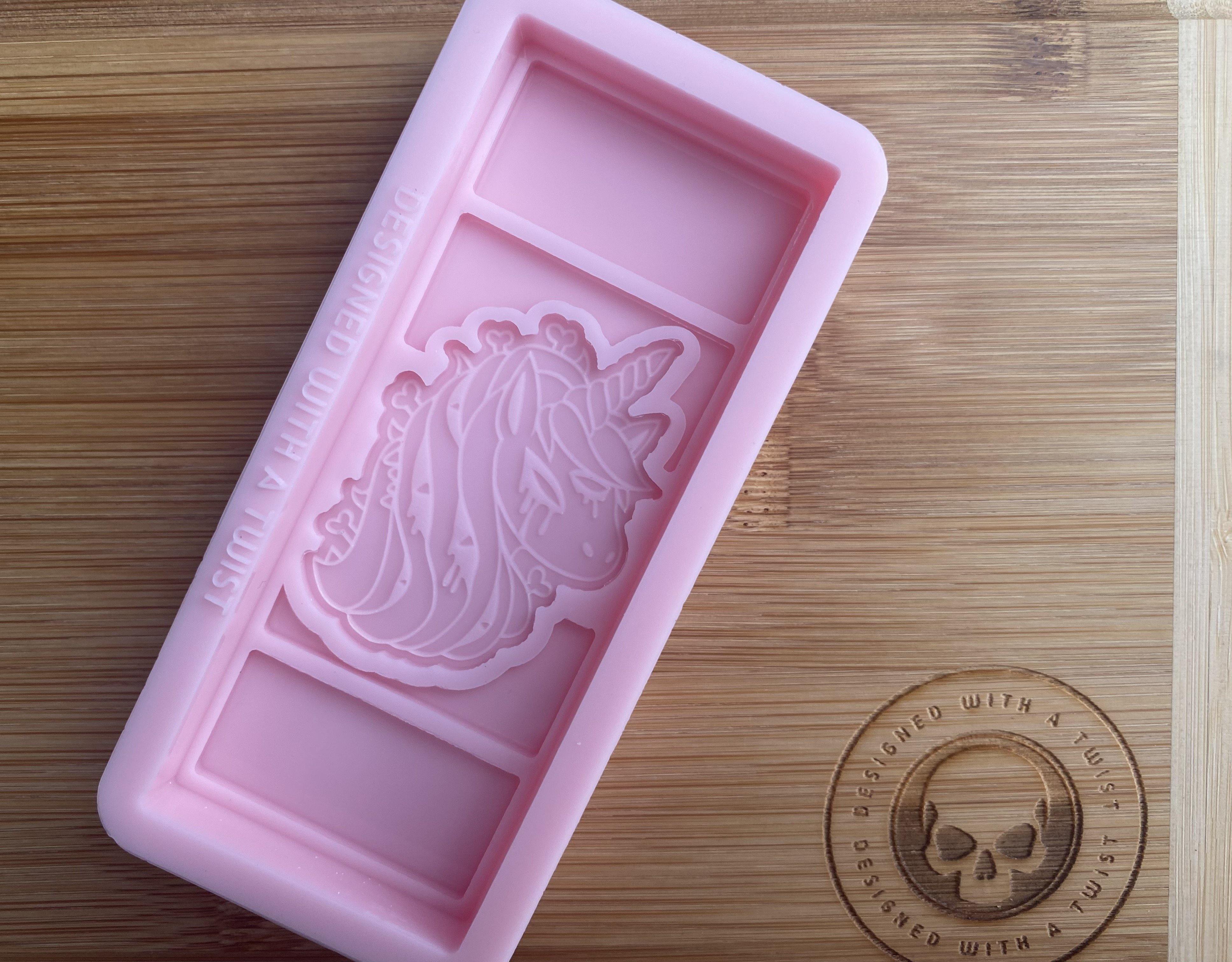 Zombie Unicorn Snapbar Silicone Mold - Designed with a Twist - Top quality silicone molds made in the UK.