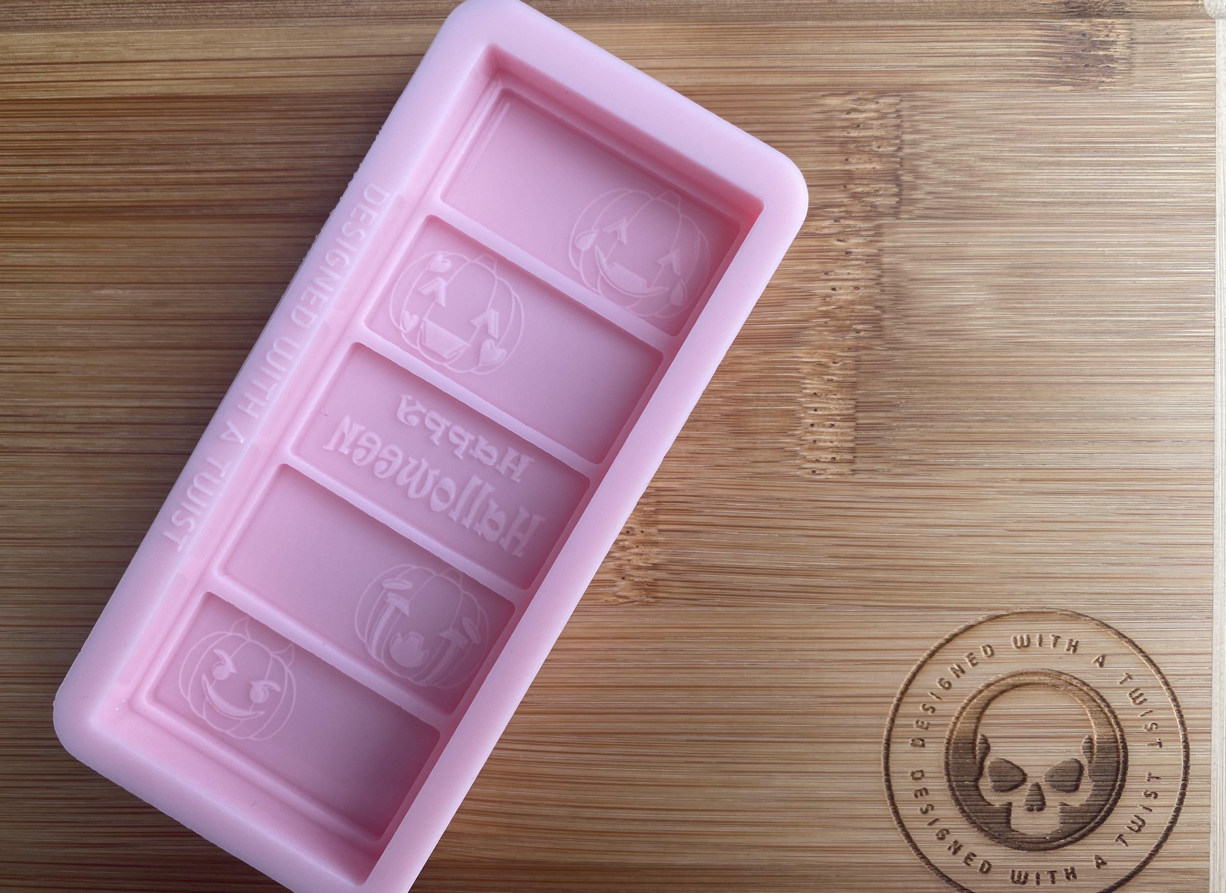 Happy Halloween Snapbar Silicone Mold - Designed with a Twist - Top quality silicone molds made in the UK.