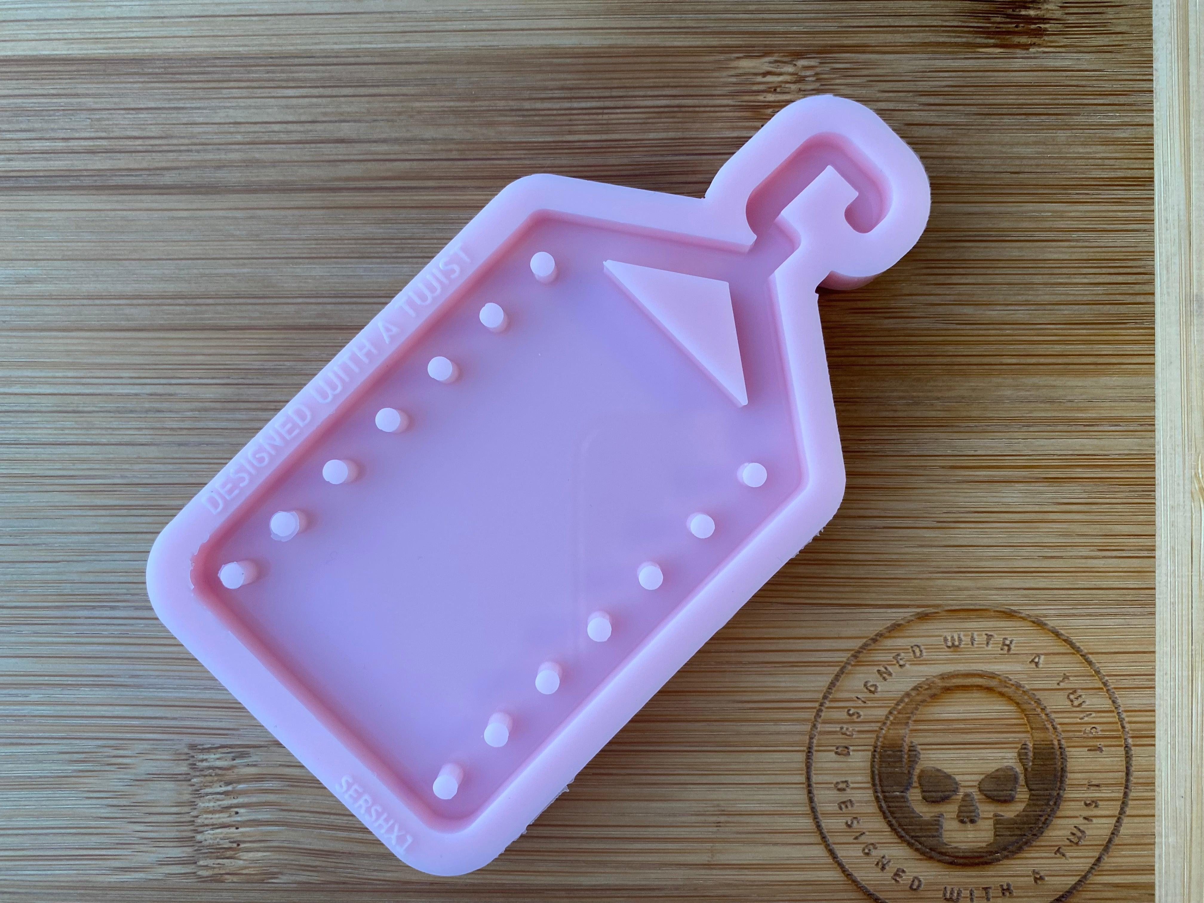 Earring and Jewellery Hanger Silicone Mold. Modular Mold - Designed with a Twist - Top quality silicone molds made in the UK.