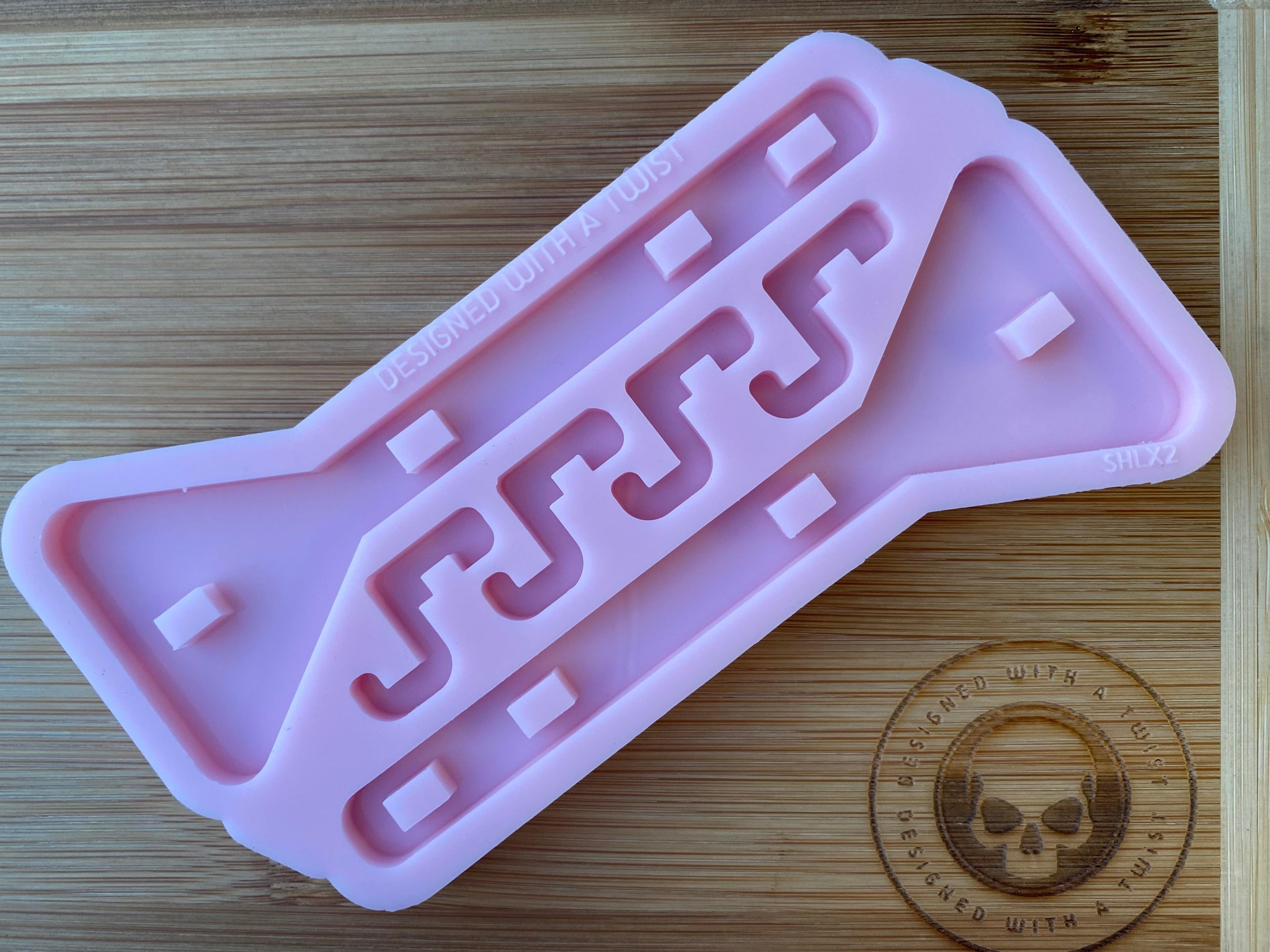 Earring and Jewellery Hanger Silicone Mold. Modular Mold - Designed with a Twist - Top quality silicone molds made in the UK.