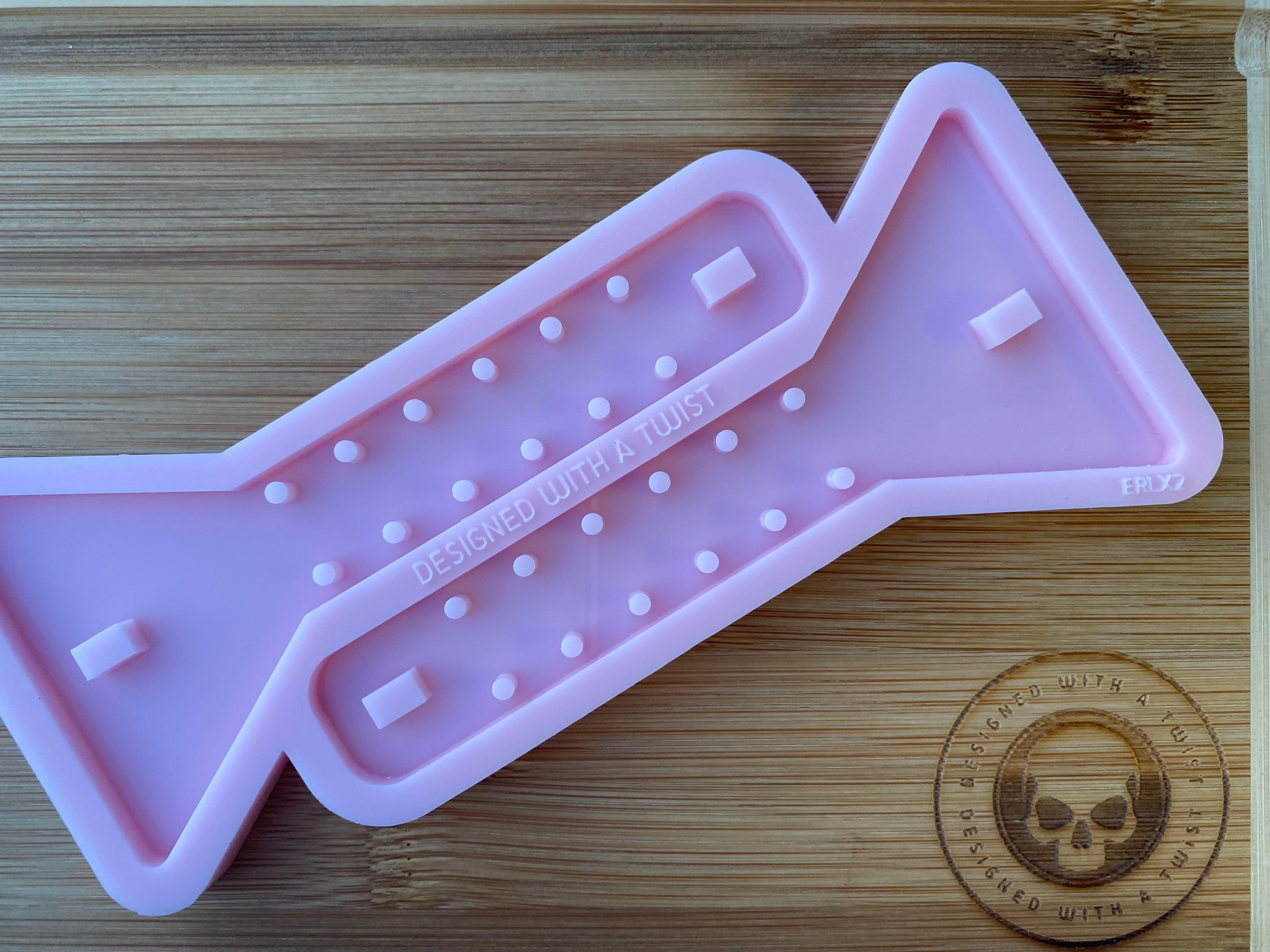 Earring and Jewellery Hanger Silicone Mold. Modular Mold - Designed with a Twist - Top quality silicone molds made in the UK.