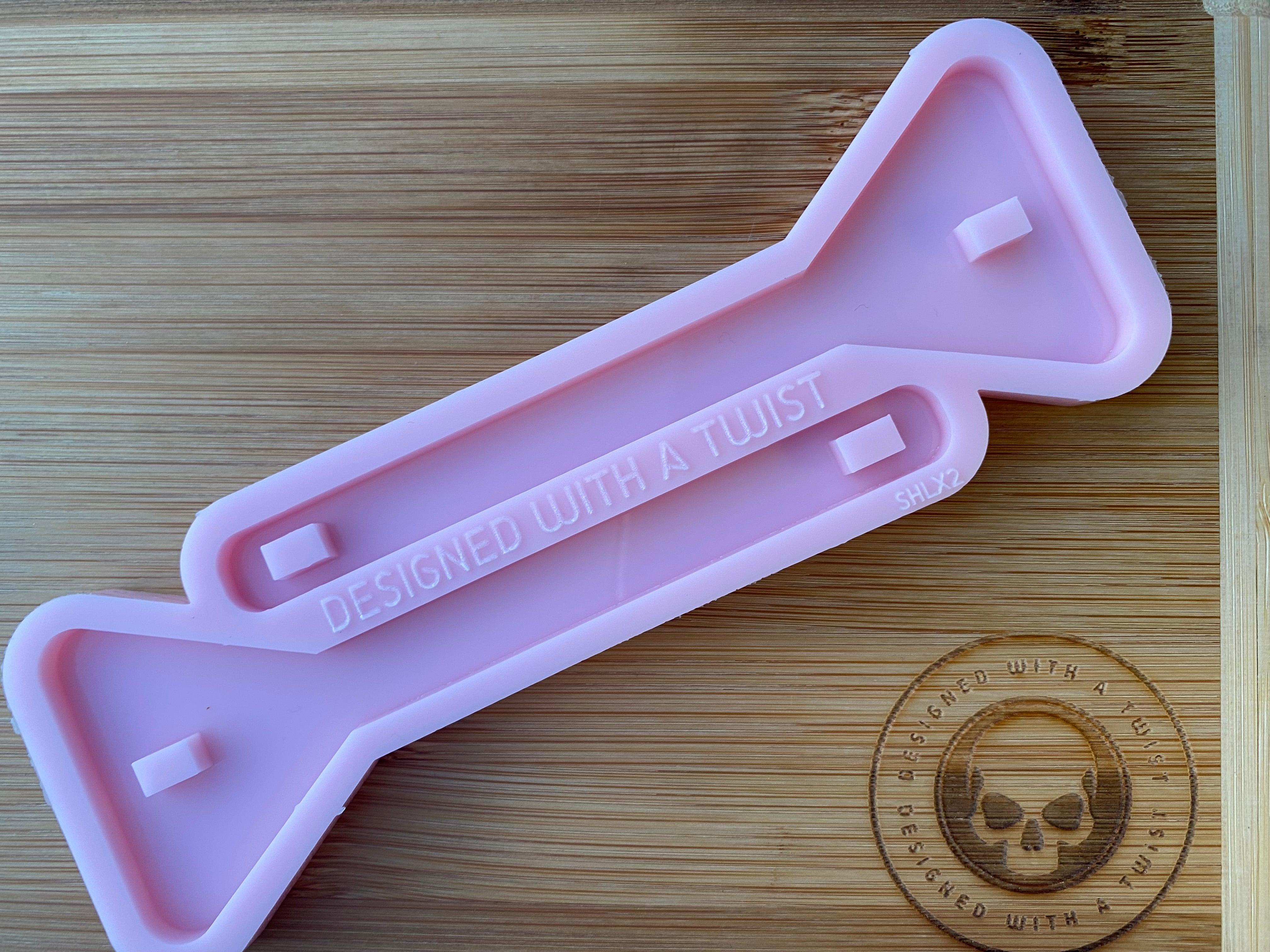 Earring and Jewellery Hanger Silicone Mold. Modular Mold - Designed with a Twist - Top quality silicone molds made in the UK.