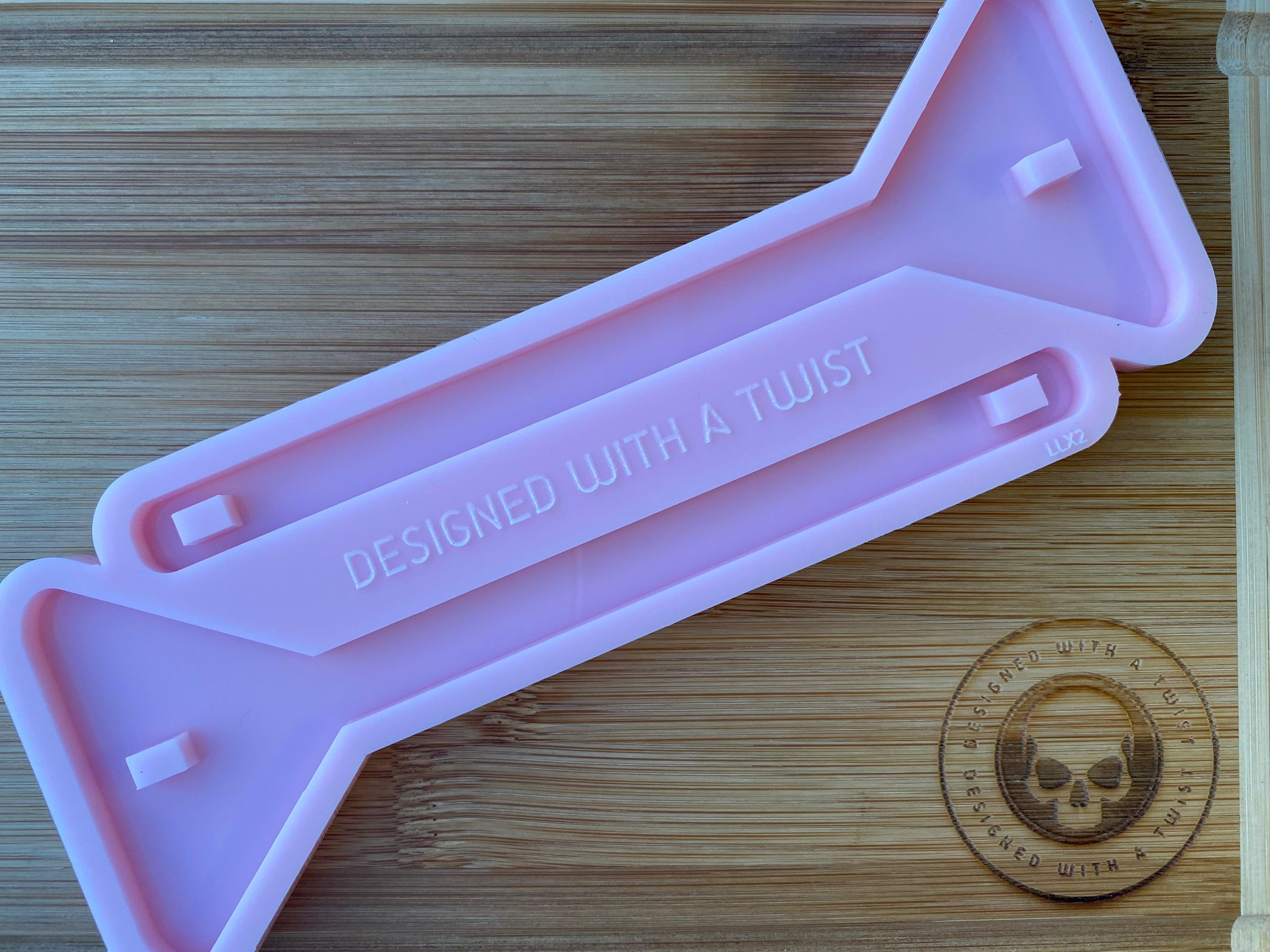 Earring and Jewellery Hanger Silicone Mold. Modular Mold - Designed with a Twist - Top quality silicone molds made in the UK.