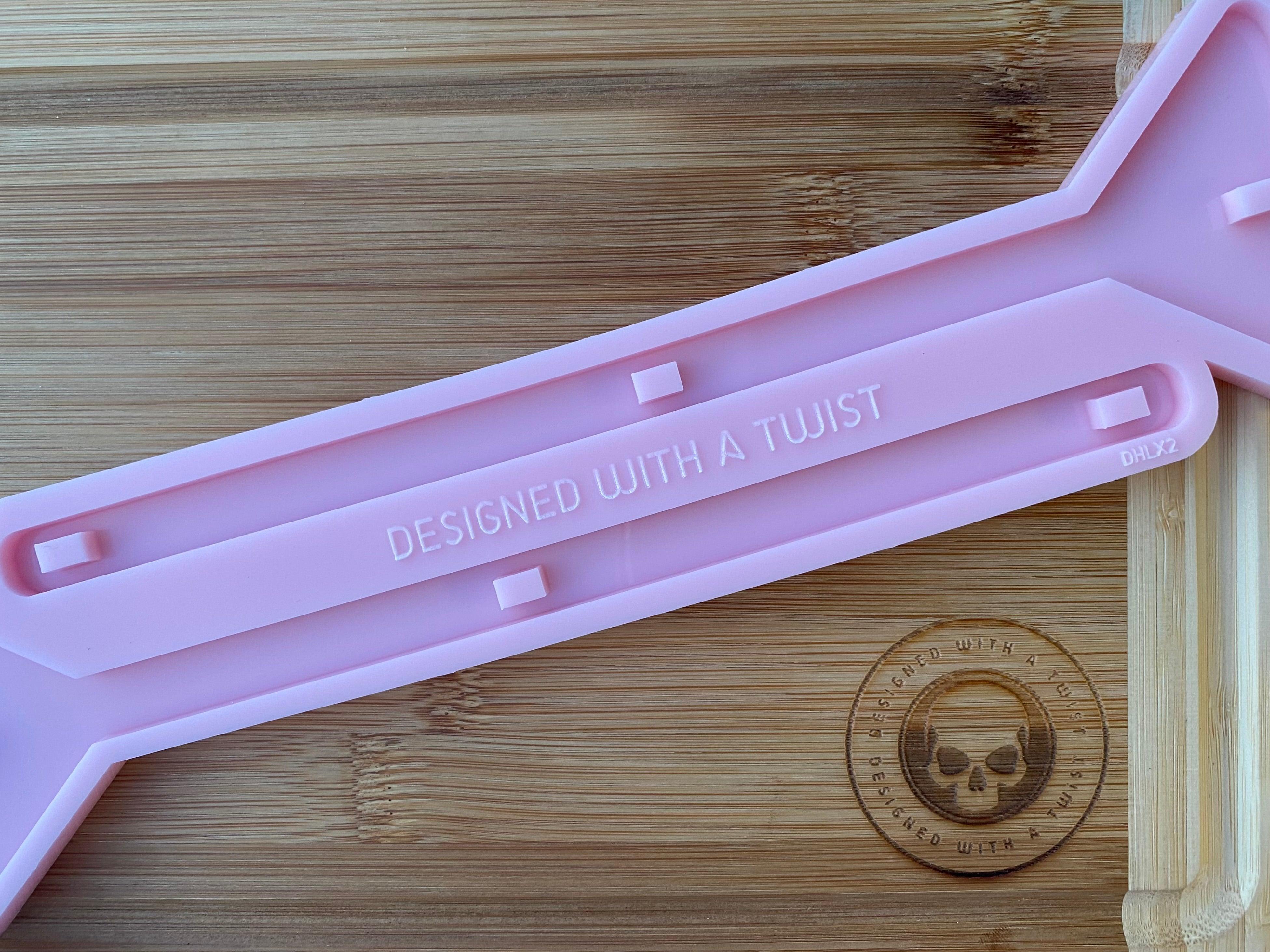 Earring and Jewellery Hanger Silicone Mold. Modular Mold - Designed with a Twist - Top quality silicone molds made in the UK.