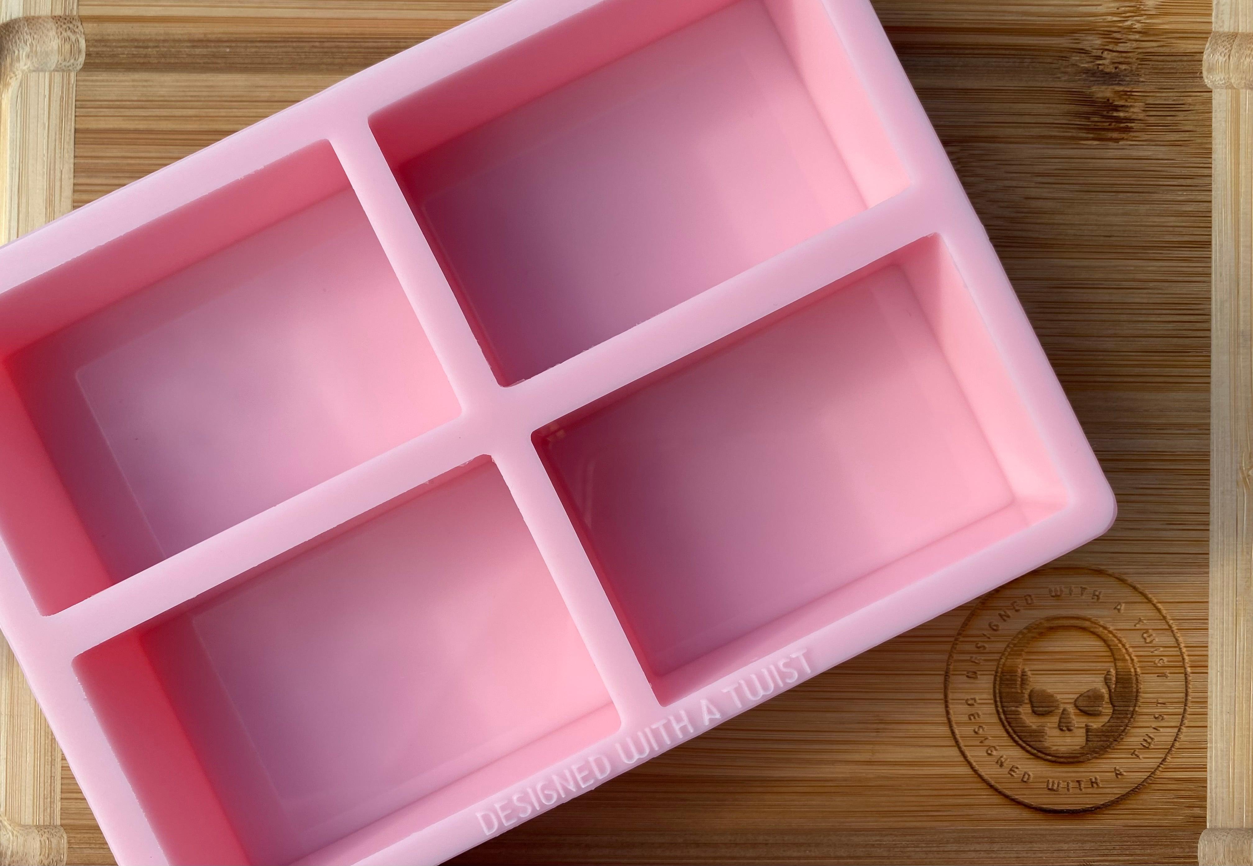 Small Soap Silicone Mold - Designed with a Twist - Top quality silicone molds made in the UK.