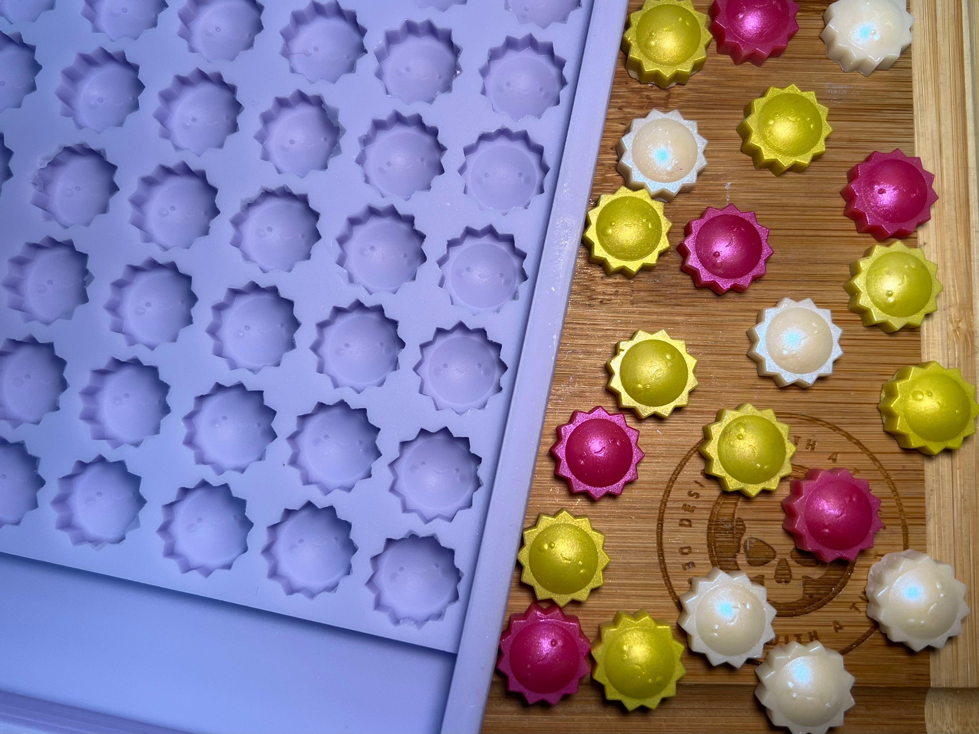 Sun Scrape n Scoop Wax Silicone Mold - Designed with a Twist - Top quality silicone molds made in the UK.