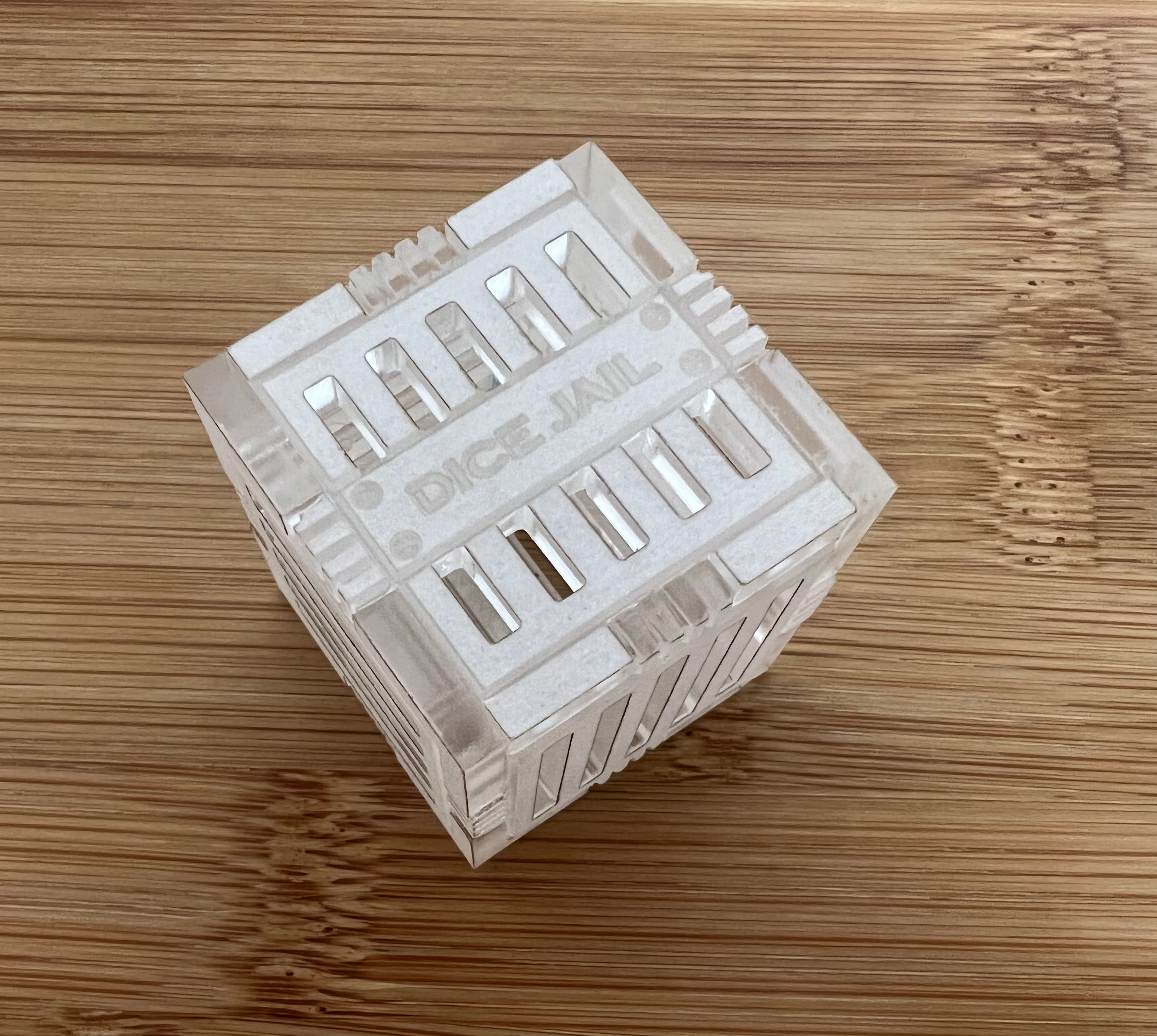 Mini Dice Jail Silicone Mold - Designed with a Twist - Top quality silicone molds made in the UK.